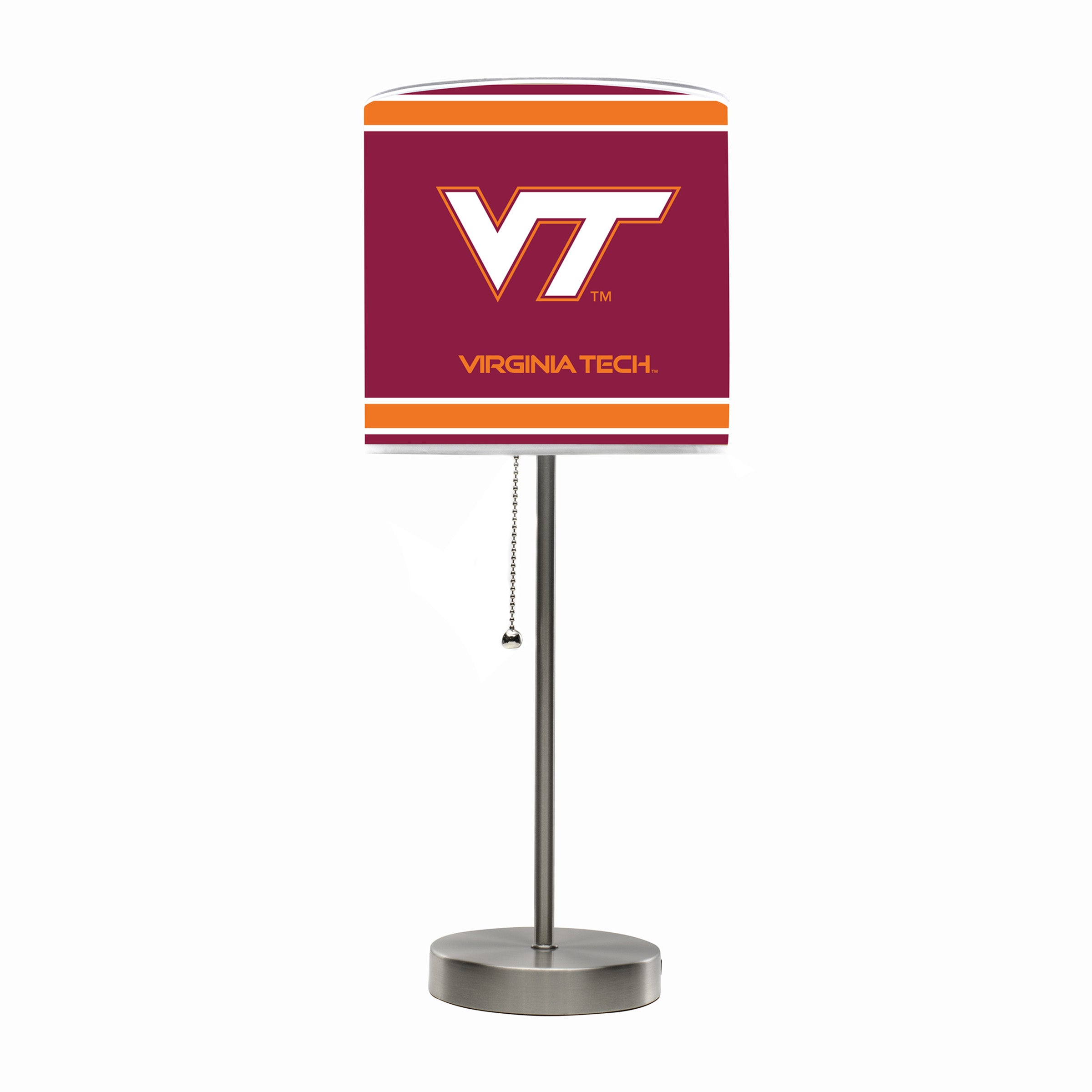 Virginia Tech Chrome Lamp