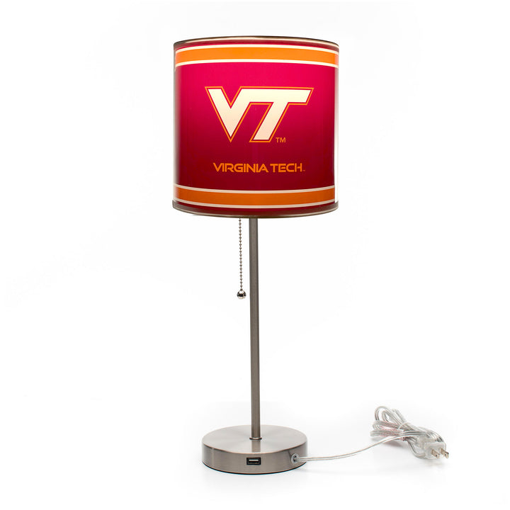 Virginia Tech Chrome Lamp