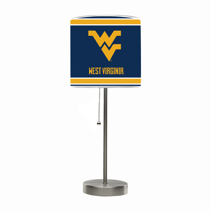 West Virgina University Chrome Lamp