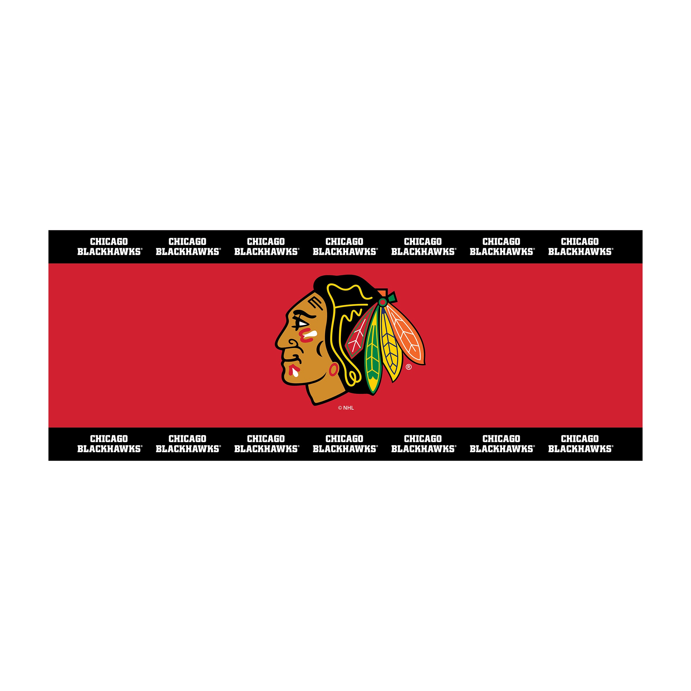 Chicago Blackhawks Chrome Lamp