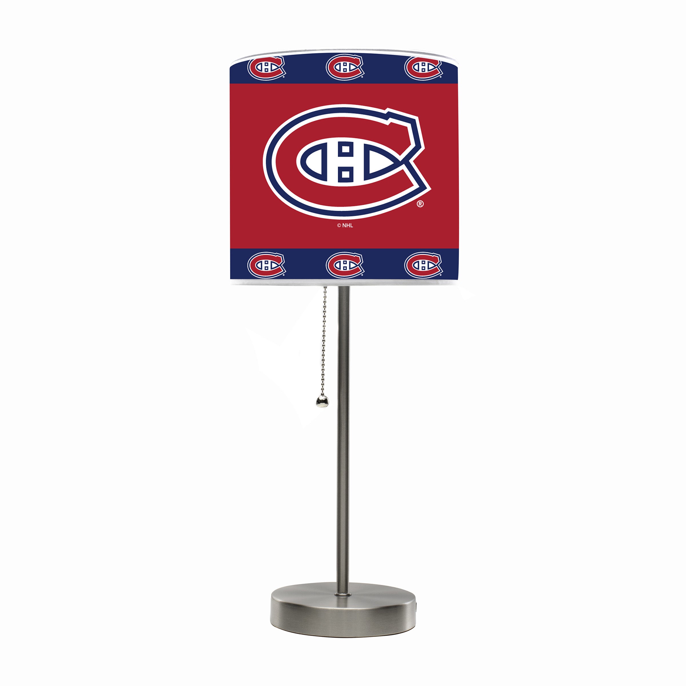 Montreal Canadiens Chrome Lamp