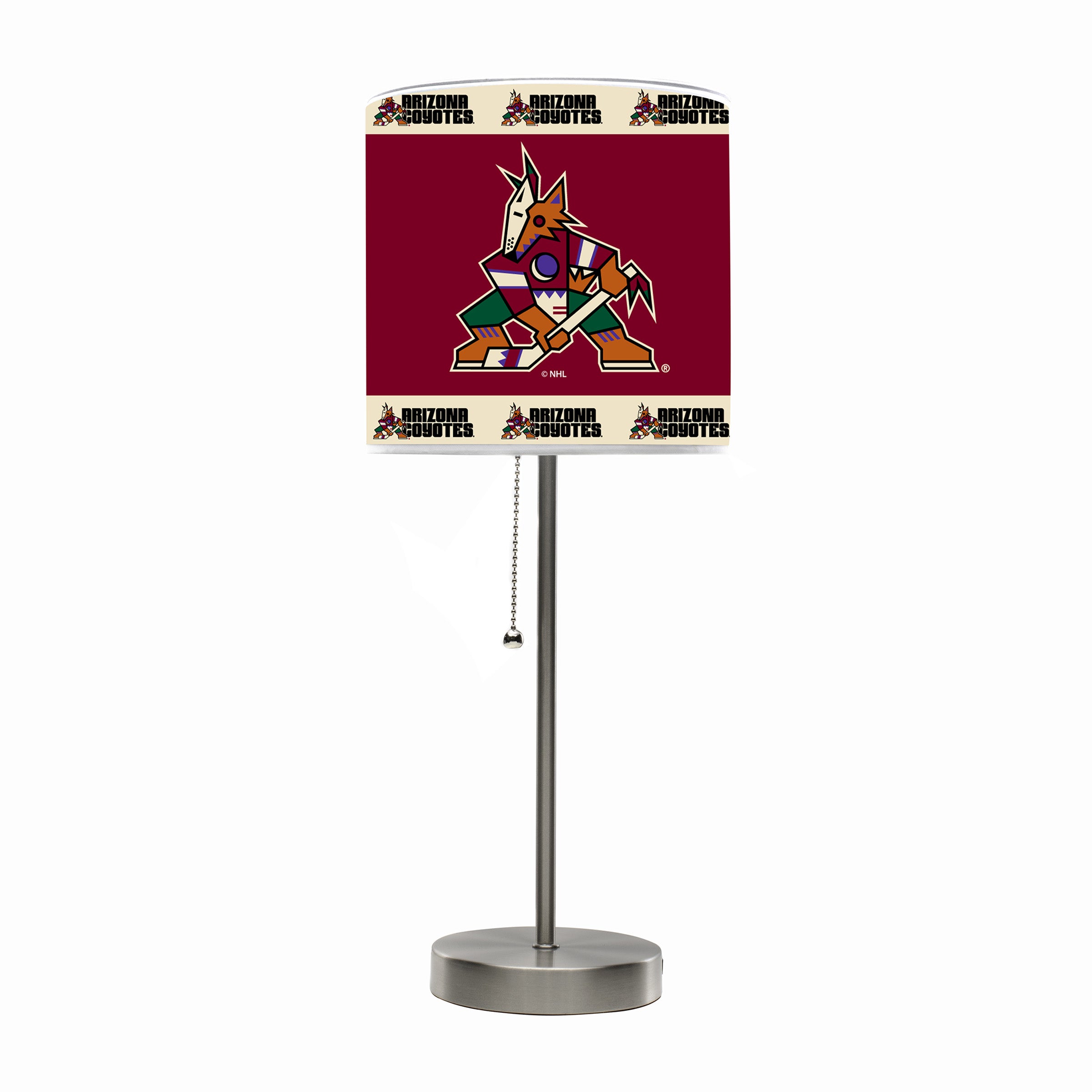 Arizona Coyotes Chrome Lamp