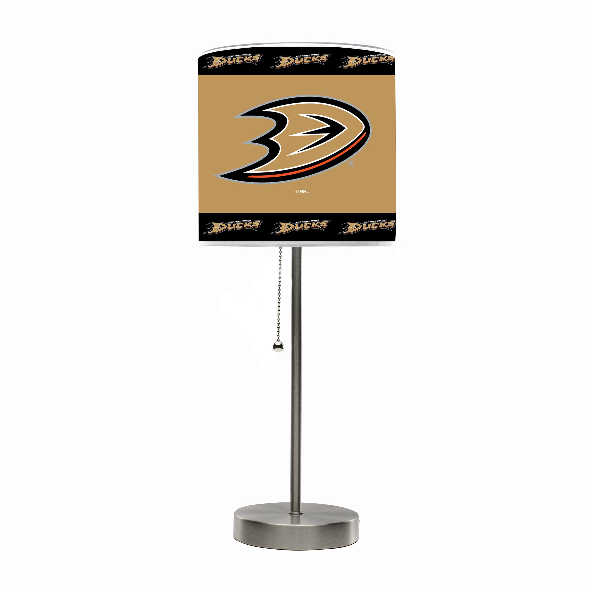 Anaheim Ducks Chrome Lamp