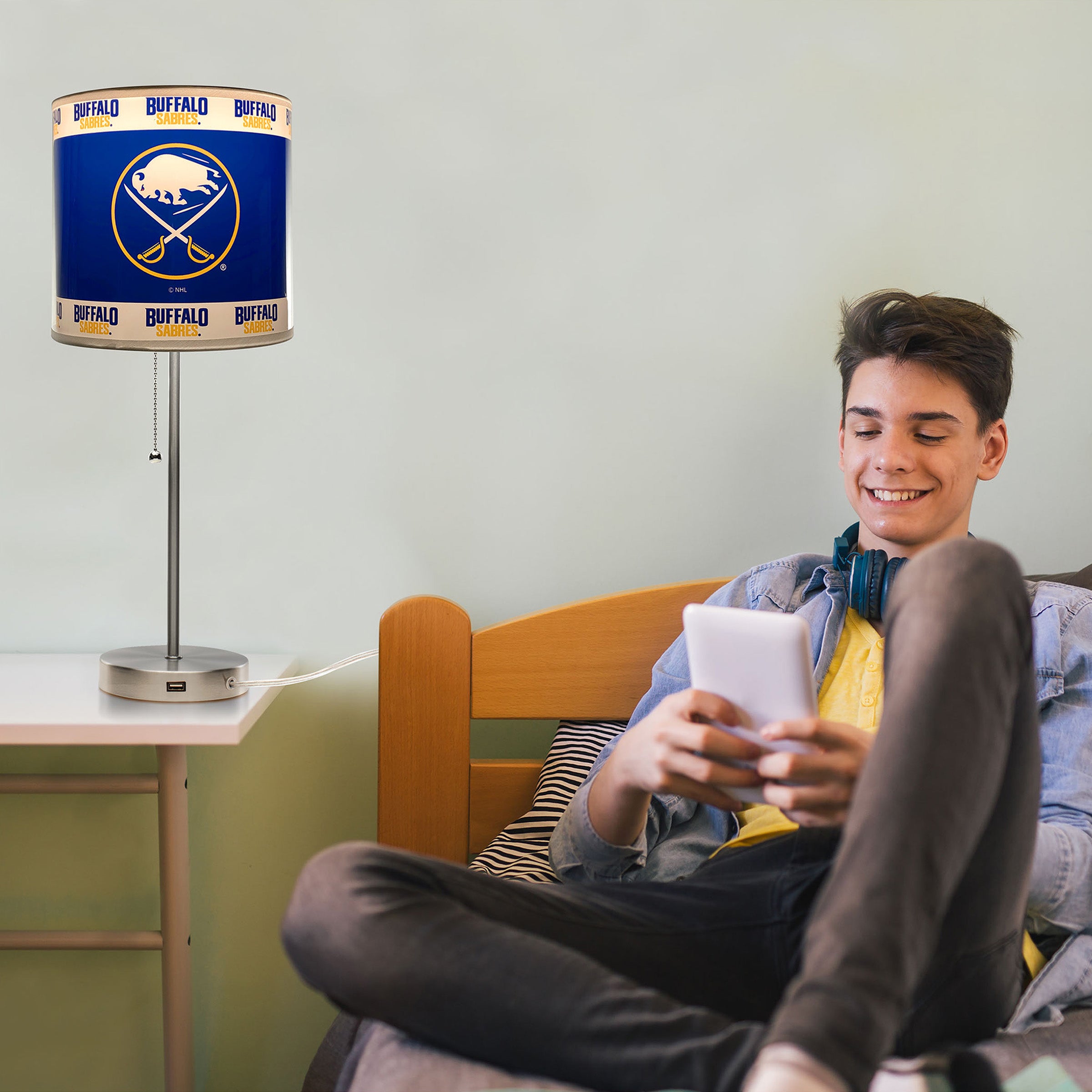 Buffalo Sabres Chrome Lamp