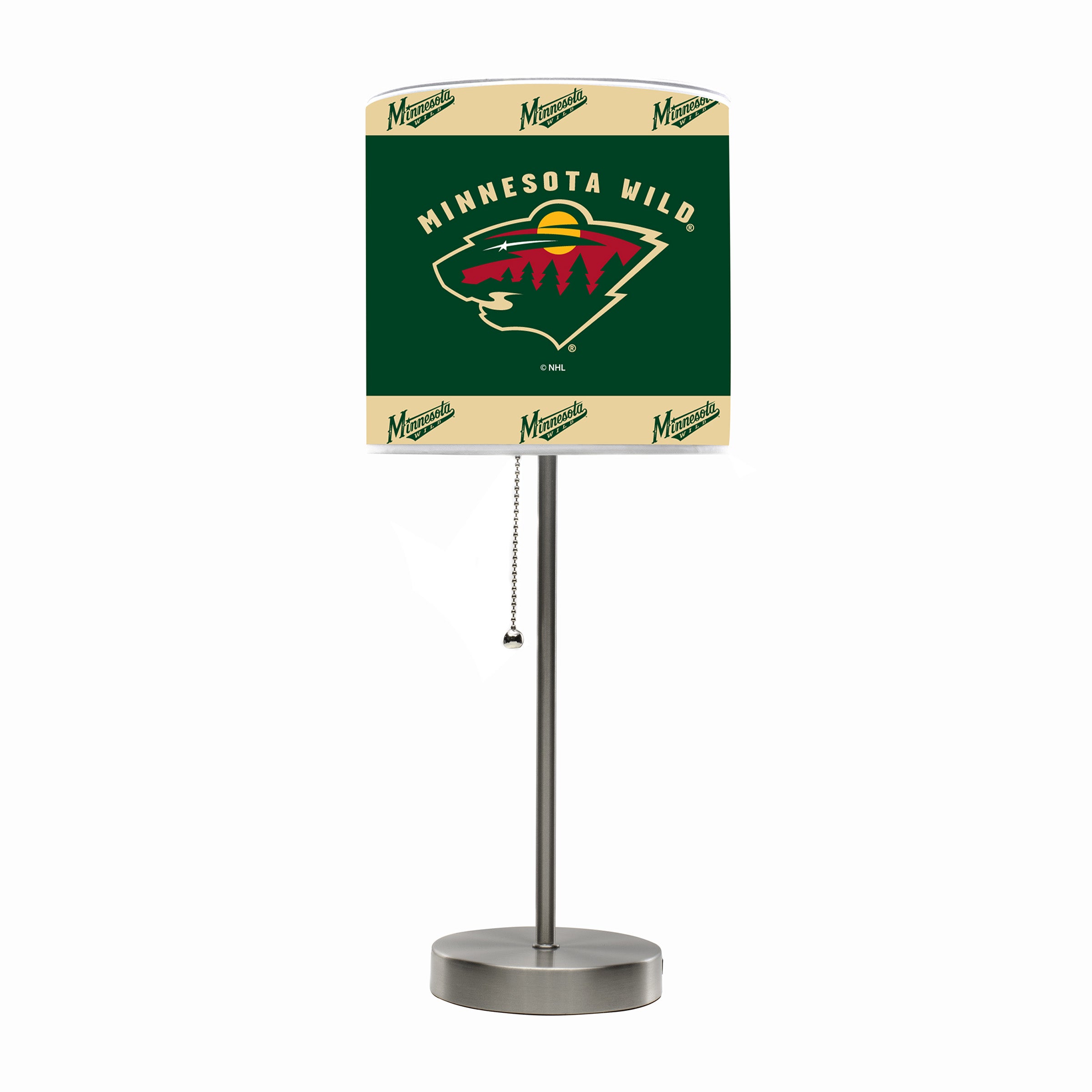 Minnesota Wild Chrome Lamp