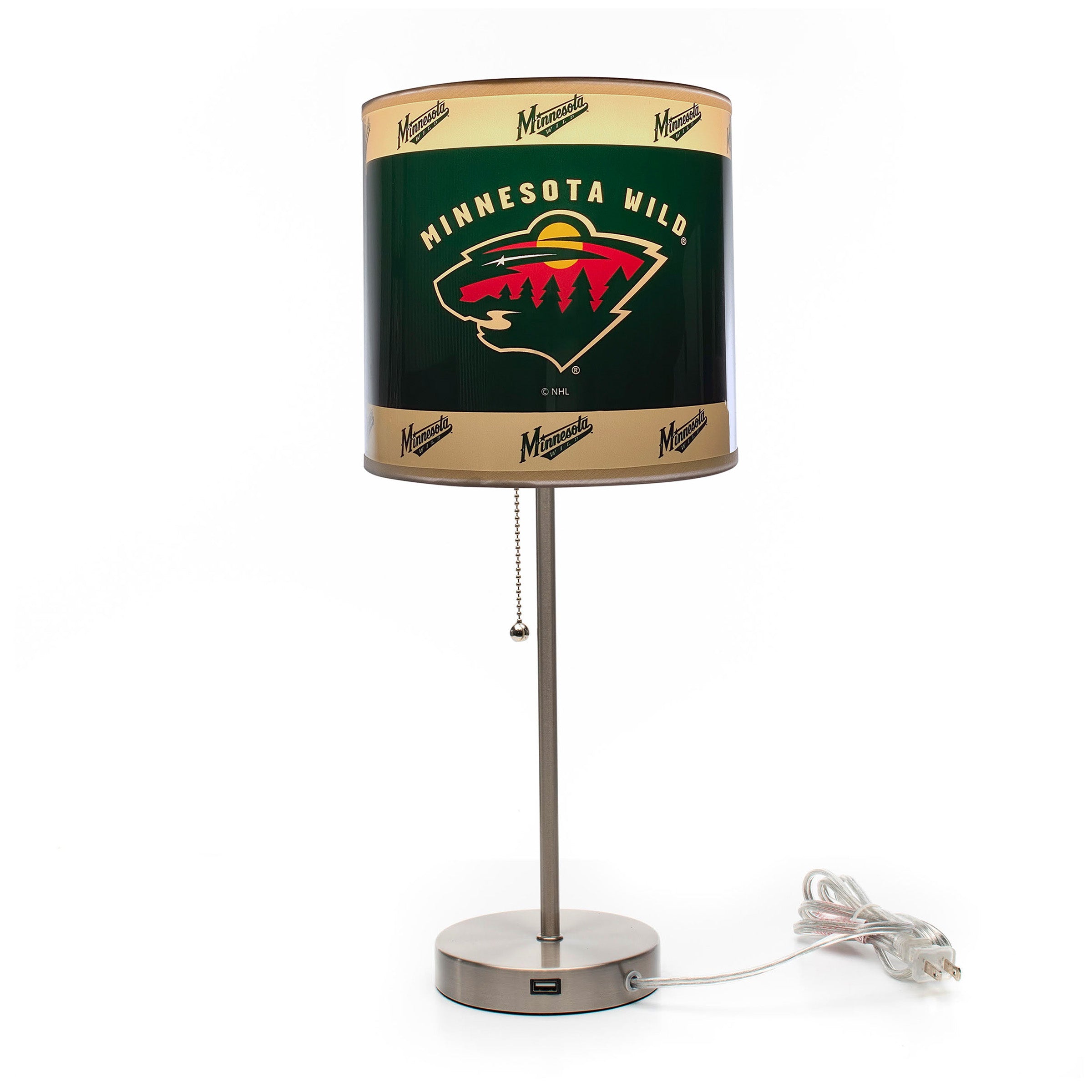 Minnesota Wild Chrome Lamp