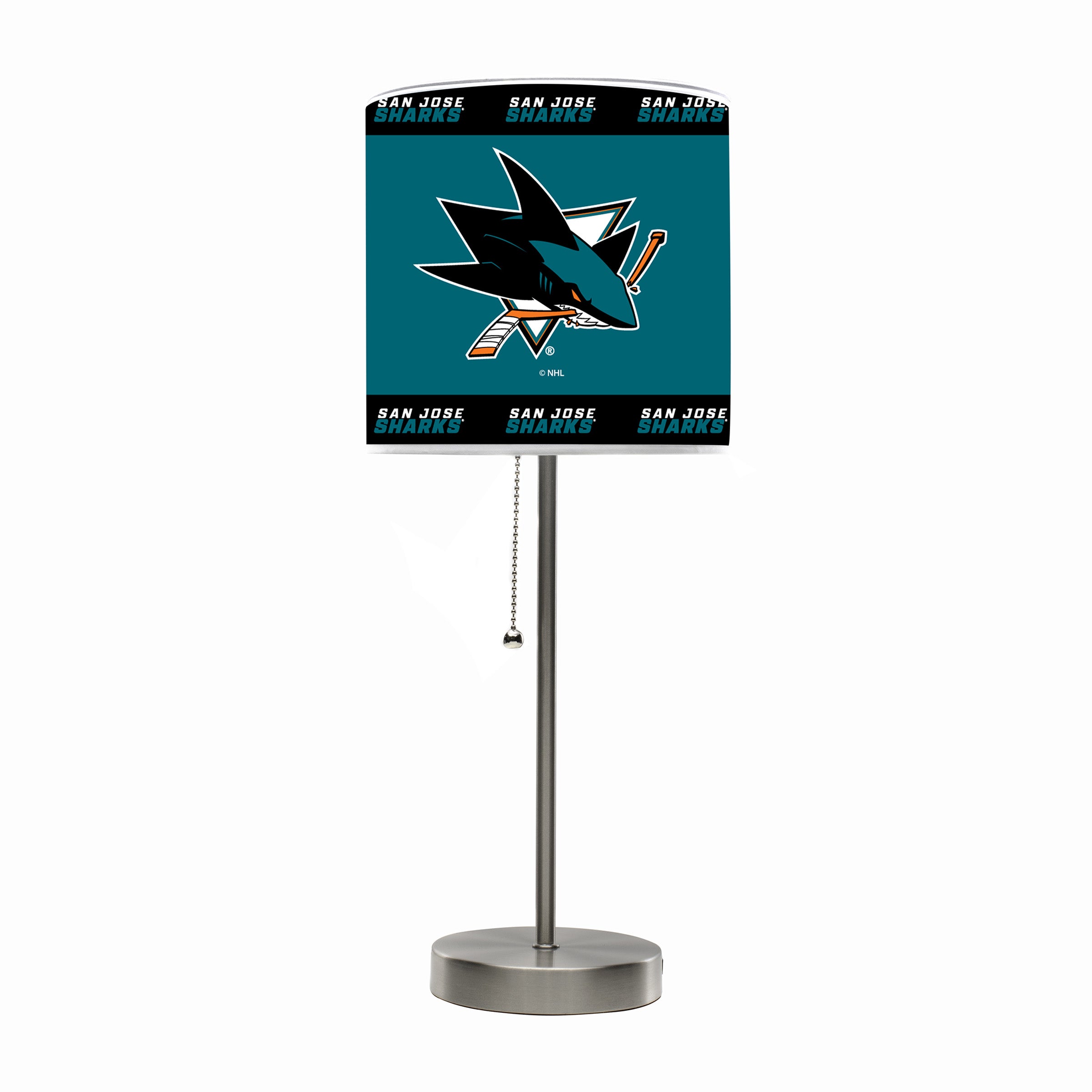 San Jose Sharks Chrome Lamp