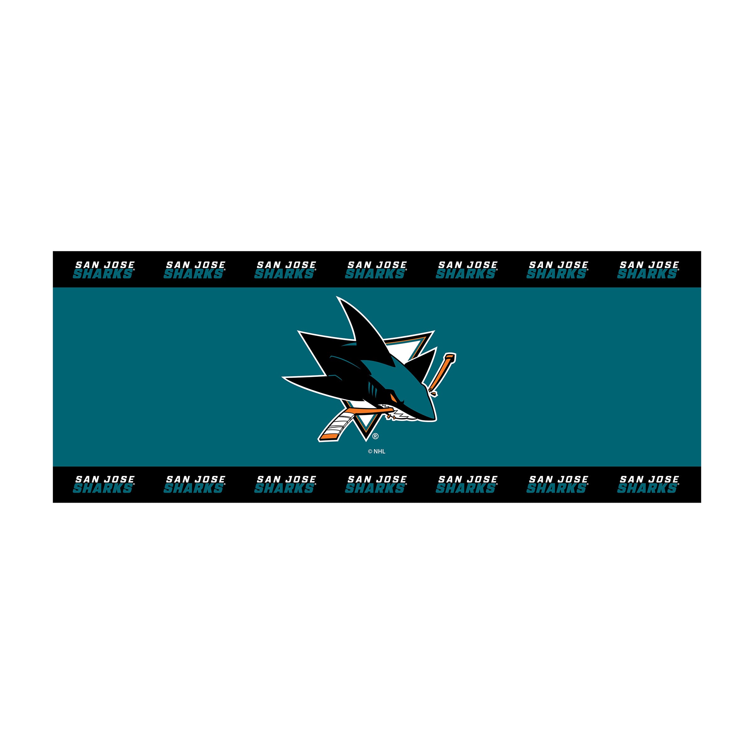 San Jose Sharks Chrome Lamp