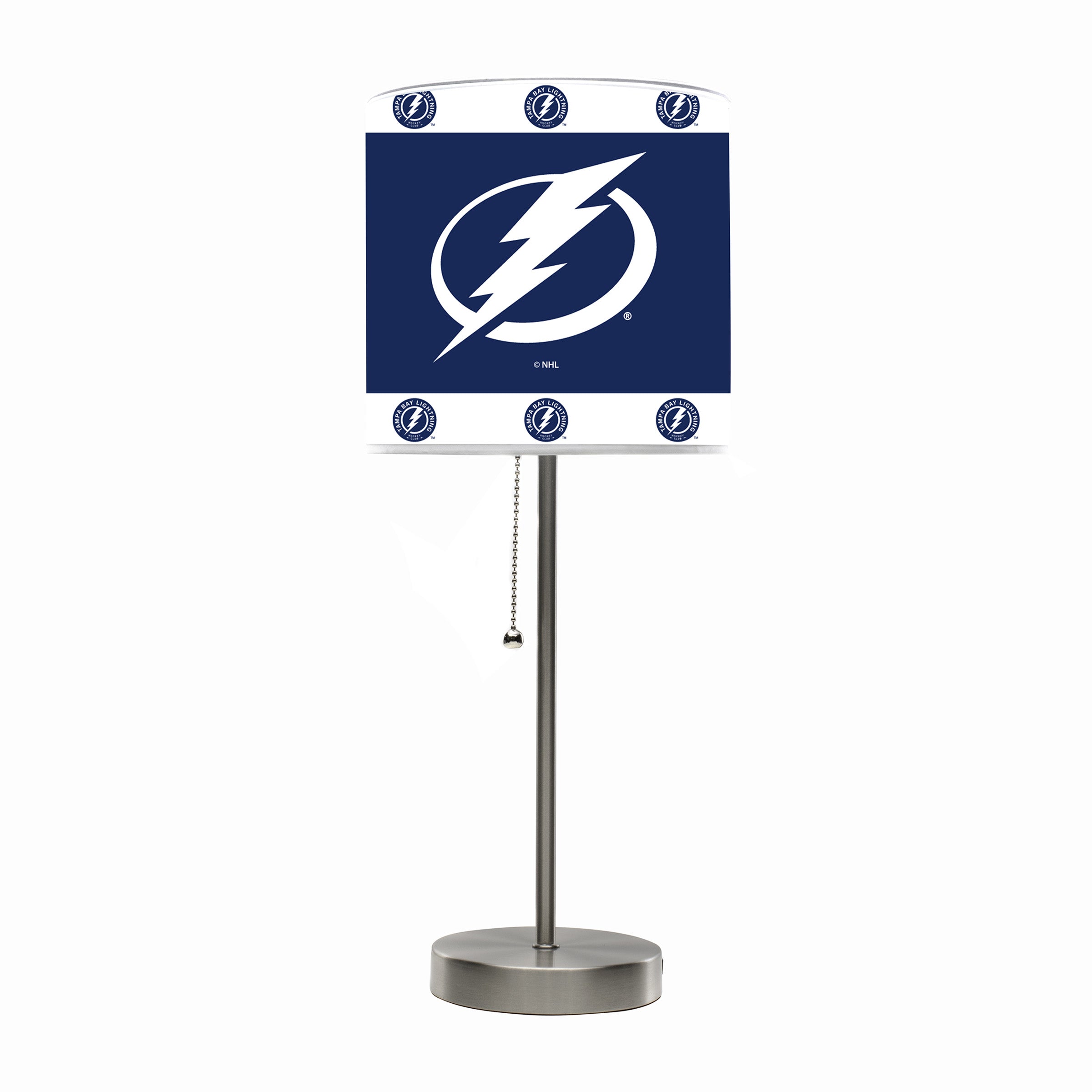 Tampa Bay Lightning Chrome Lamp