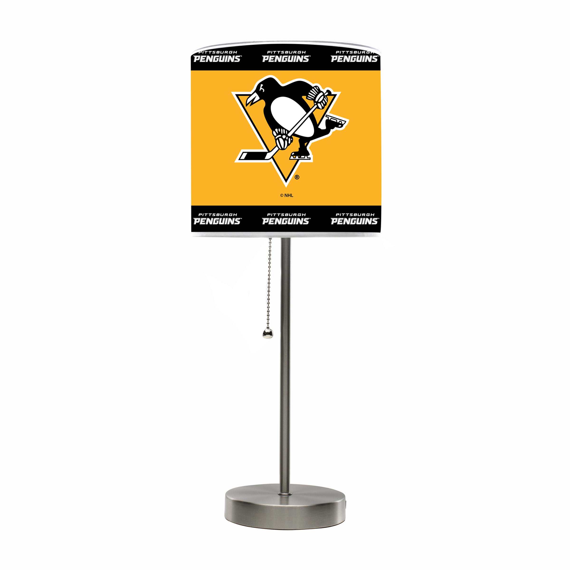 Pittsburgh Penguins Chrome Lamp