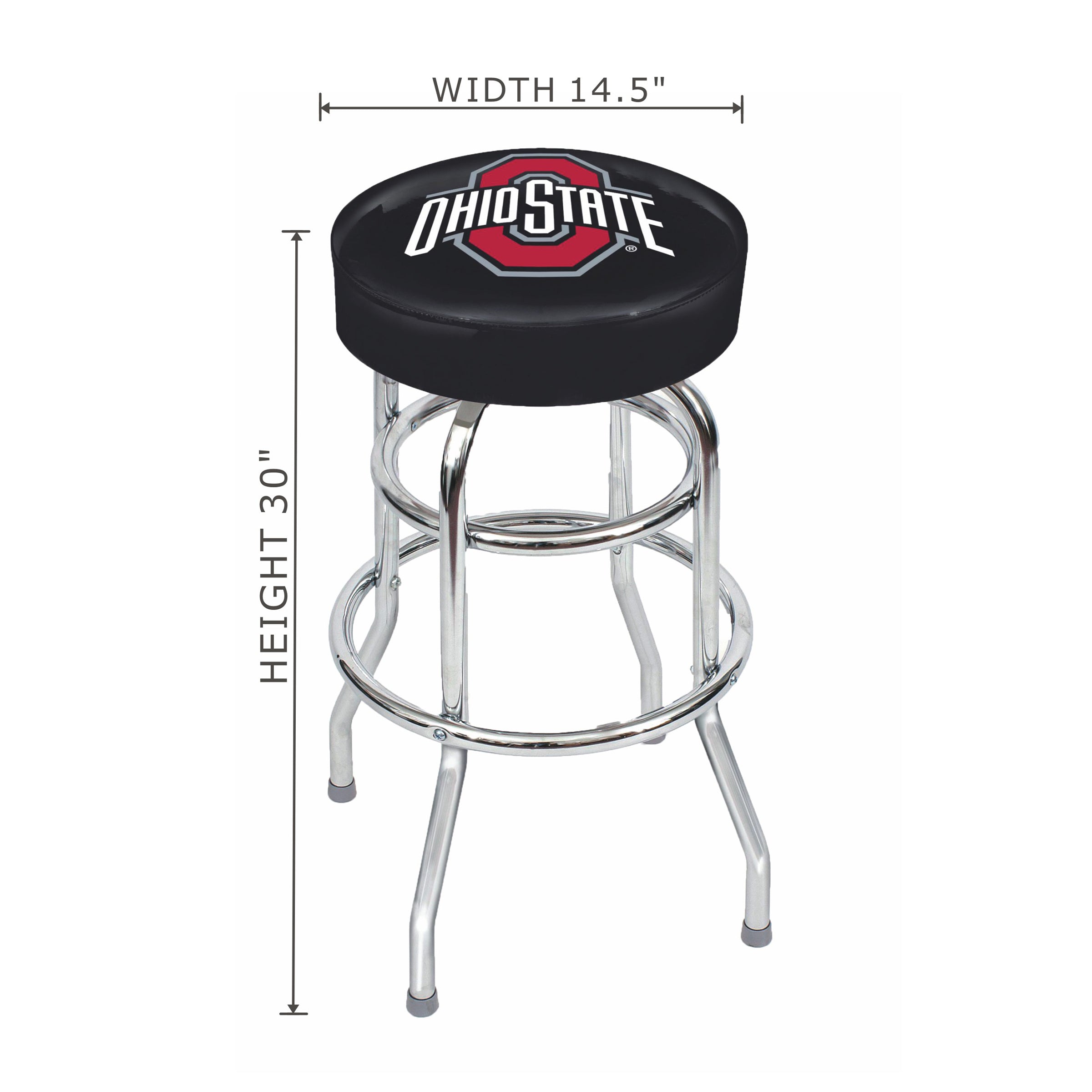 Ohio State Chrome Bar Stool Chrome Bar Stool