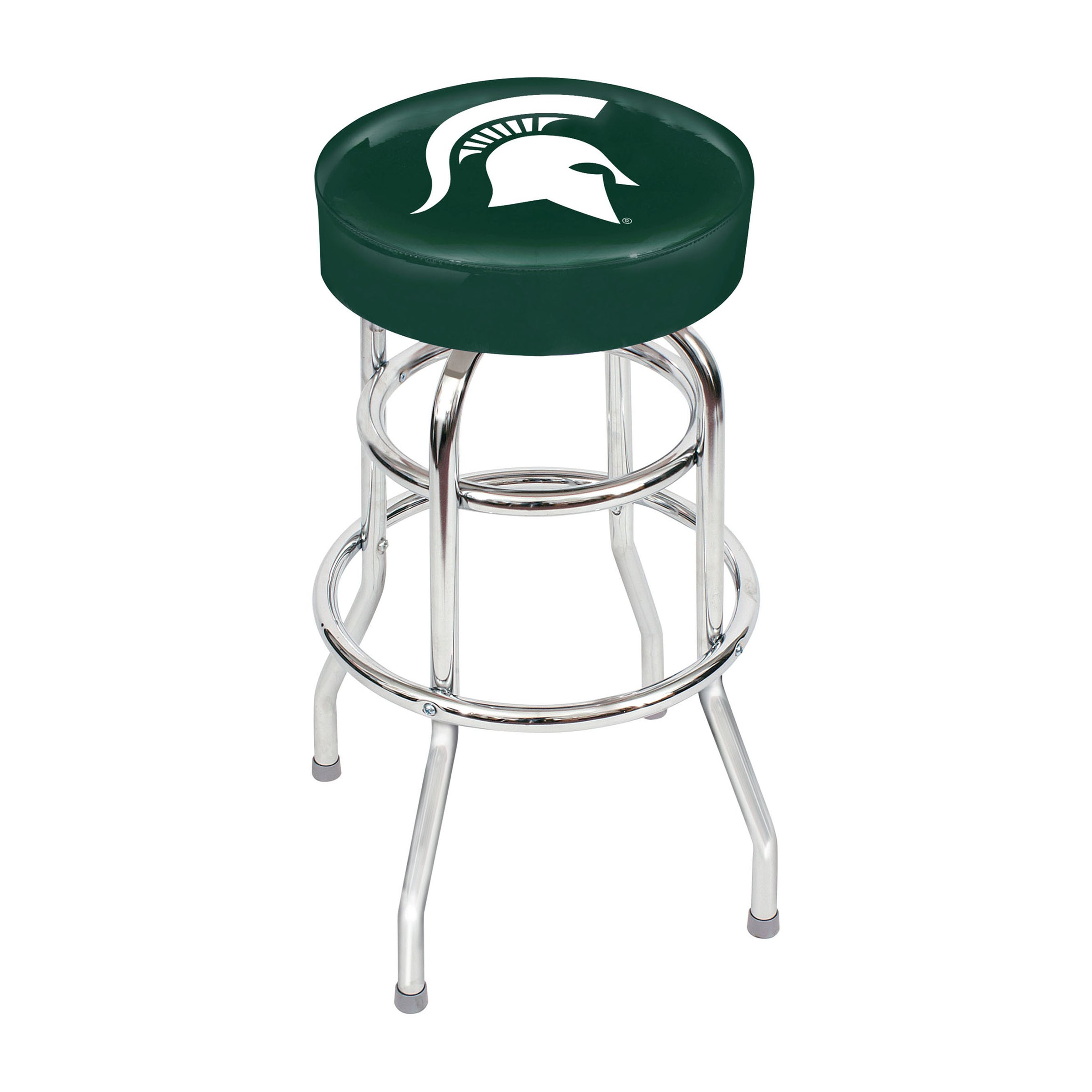 Michigan State Chrome Bar Stool