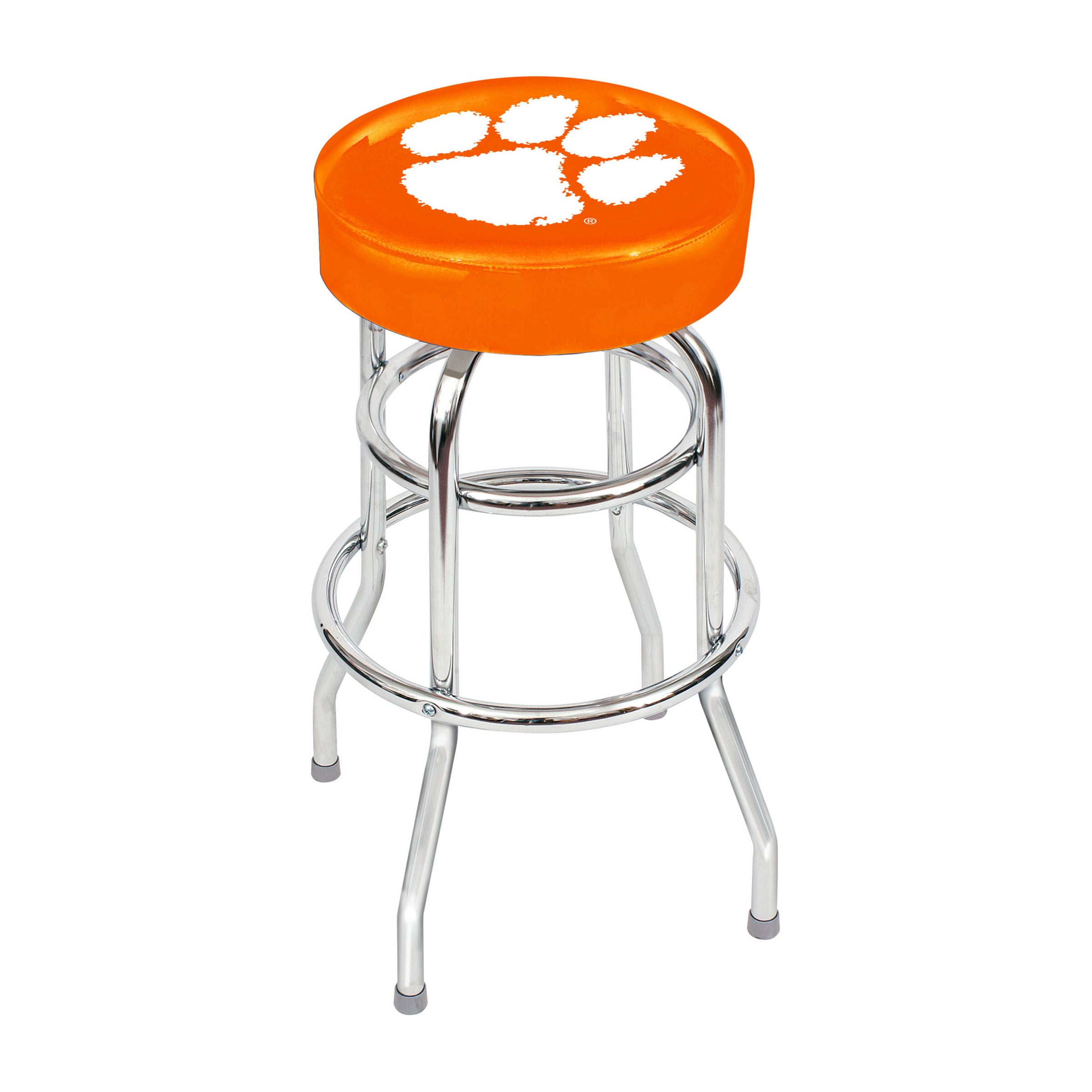 Clemson University Chrome Bar Stool