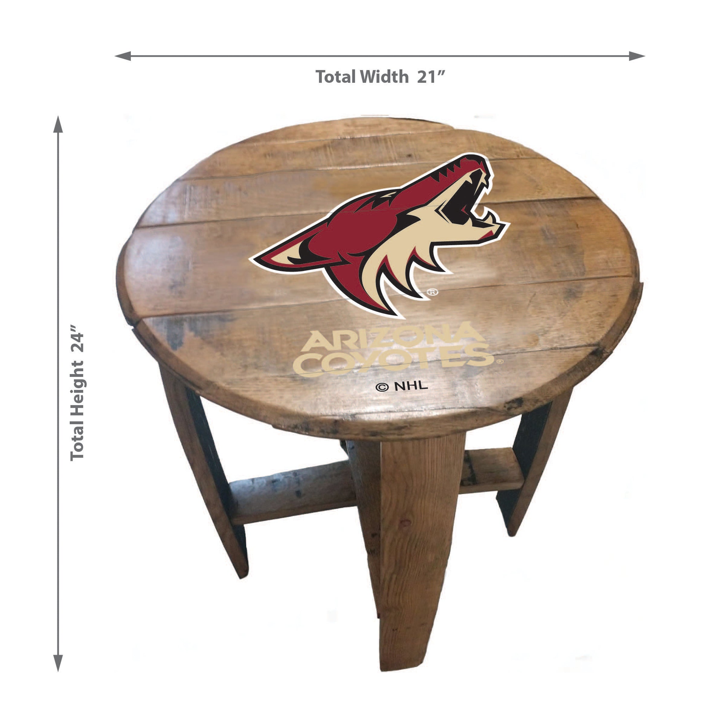 Baltimore Orioles Oak Barrel Table