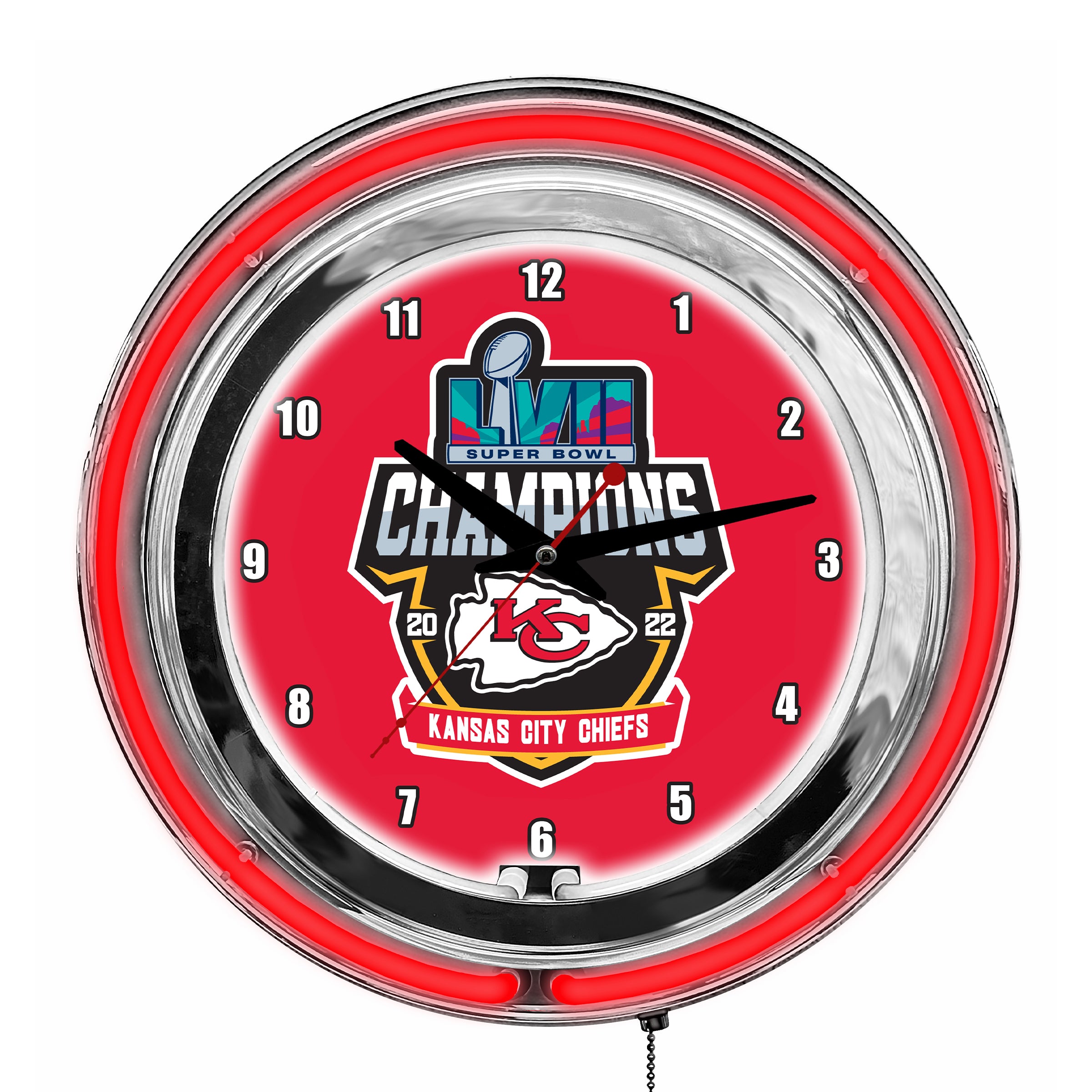 Kansas City Chiefs 14" Neon Clock