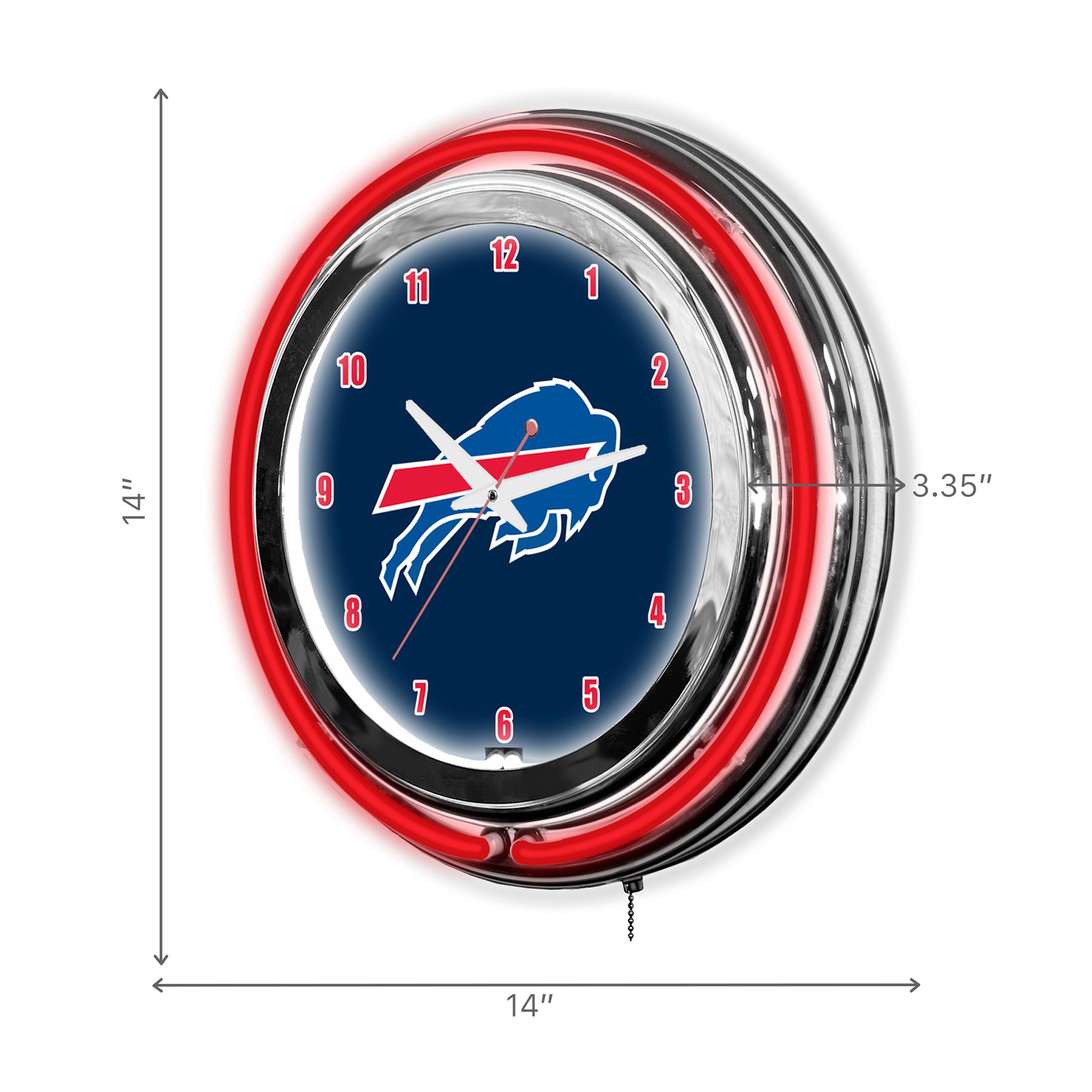 Buffalo Bills 14" Neon Clock