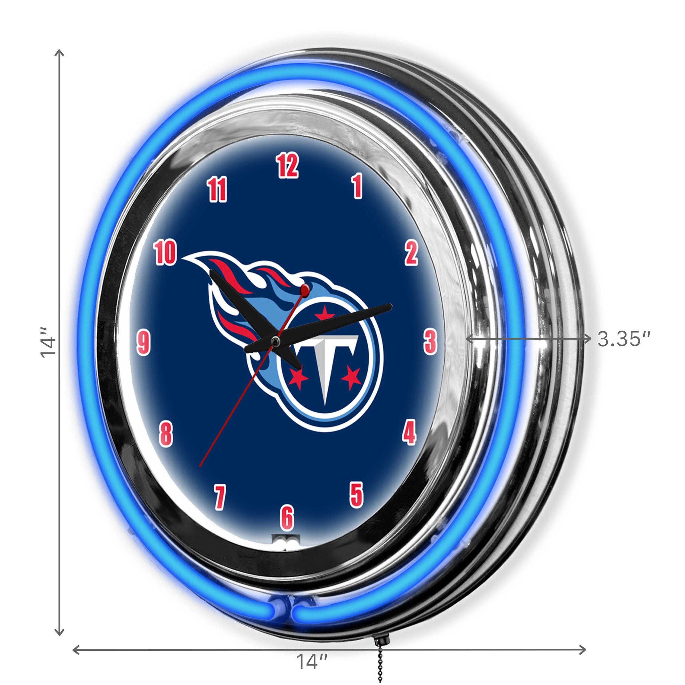 Tennessee Titans 14" Neon Clock