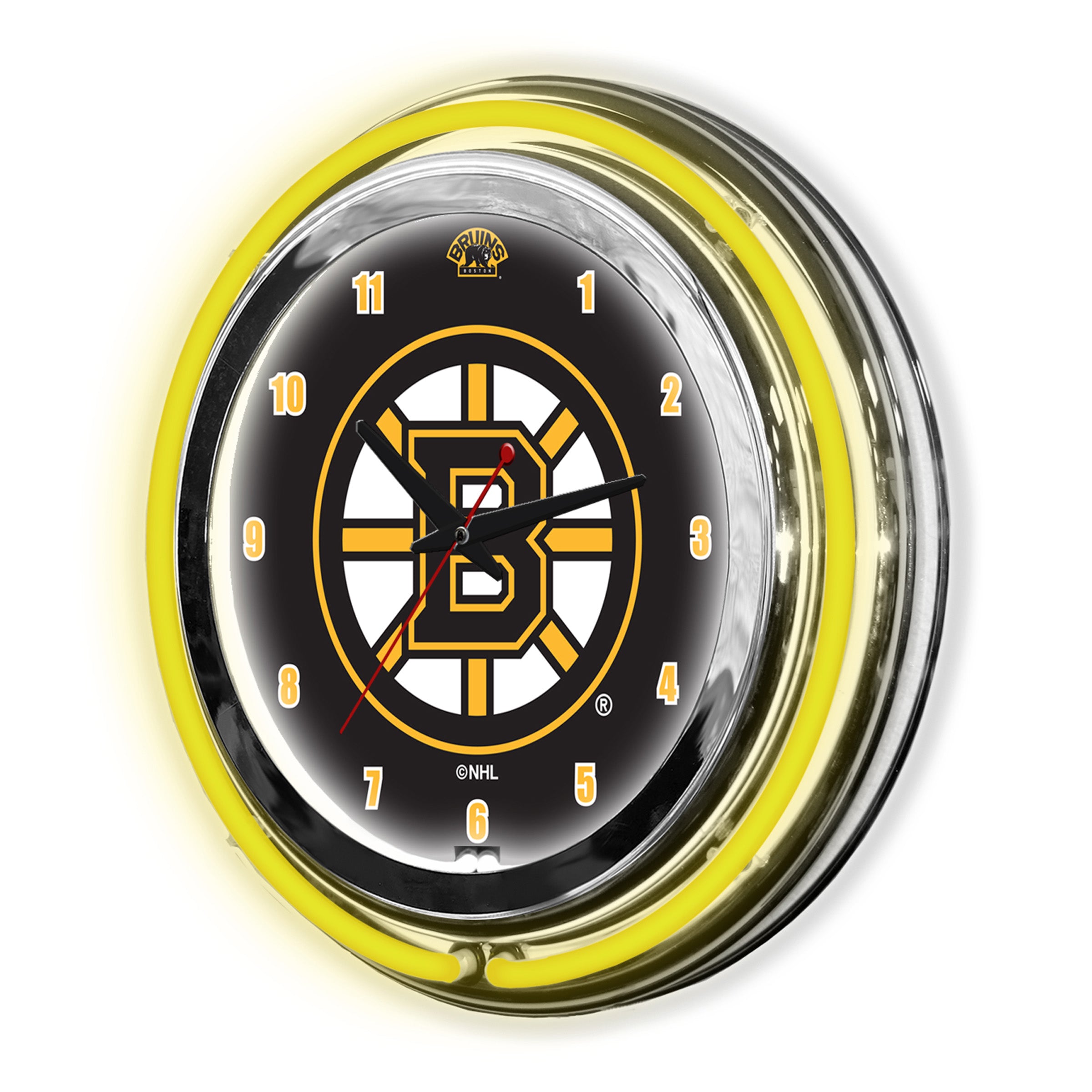 Boston Bruins 14" Neon Clock