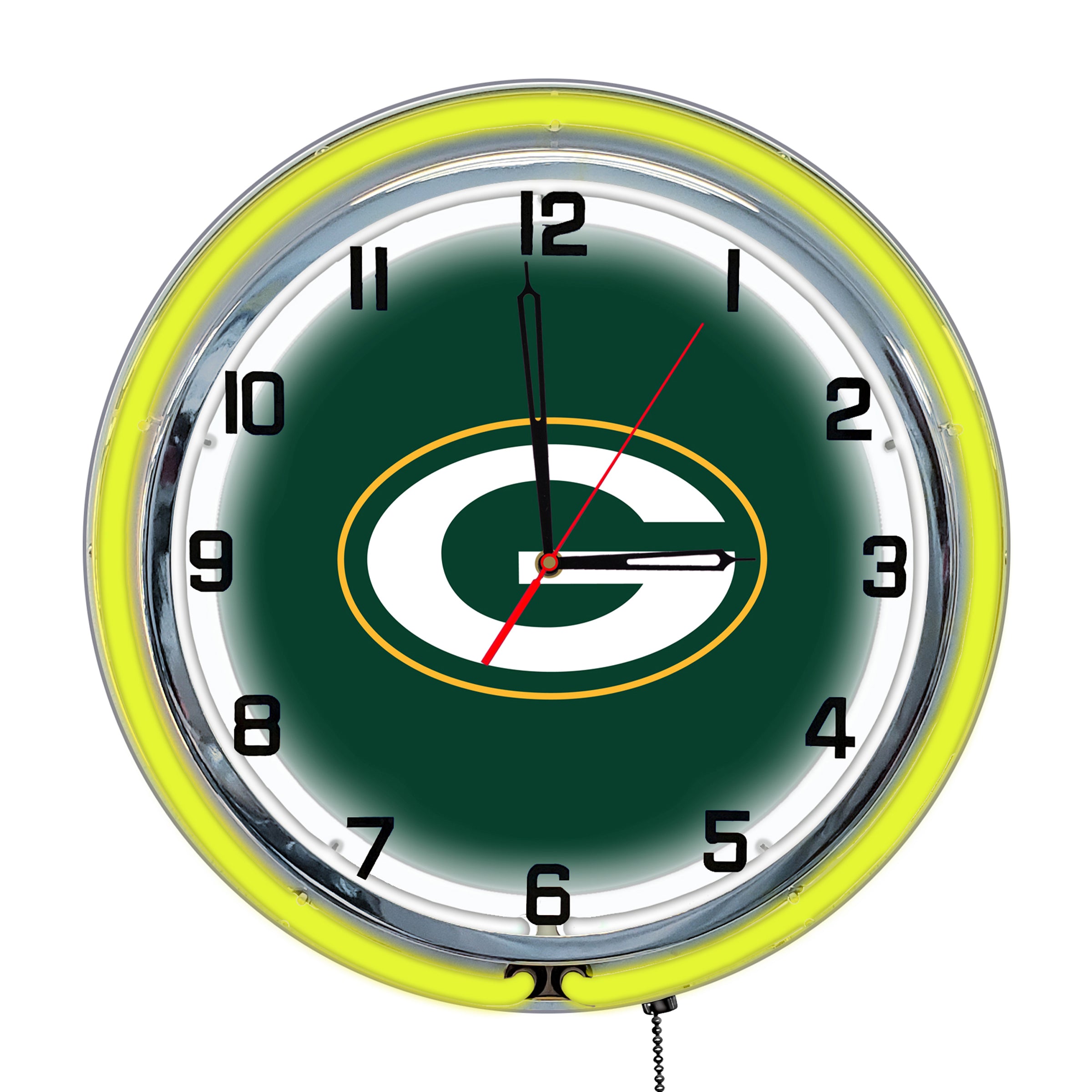 Green Bay Packers 18" Neon Clock