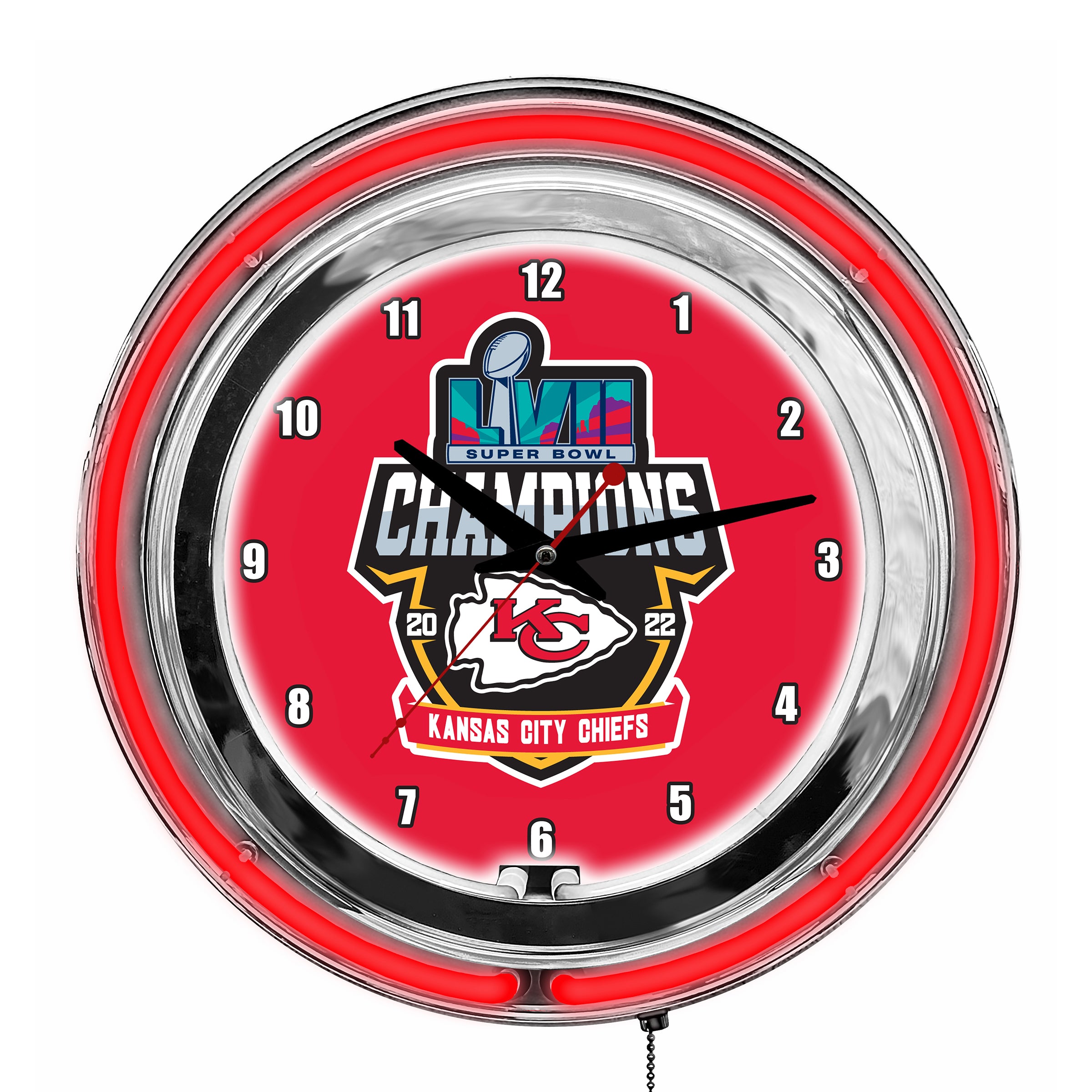 Kansas City Chiefs 18" Neon Clock