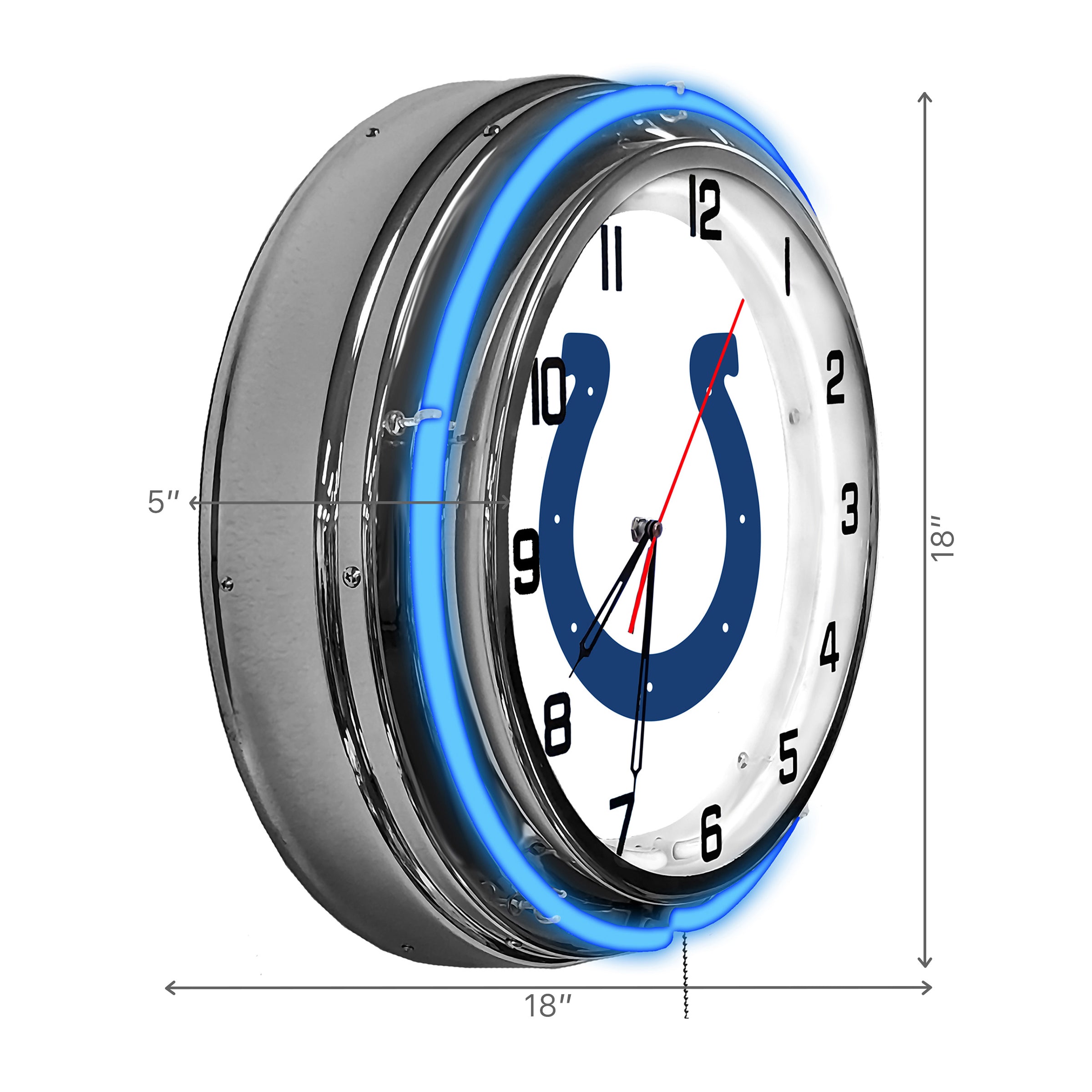 Indianapolis Colts 18" Neon Clock