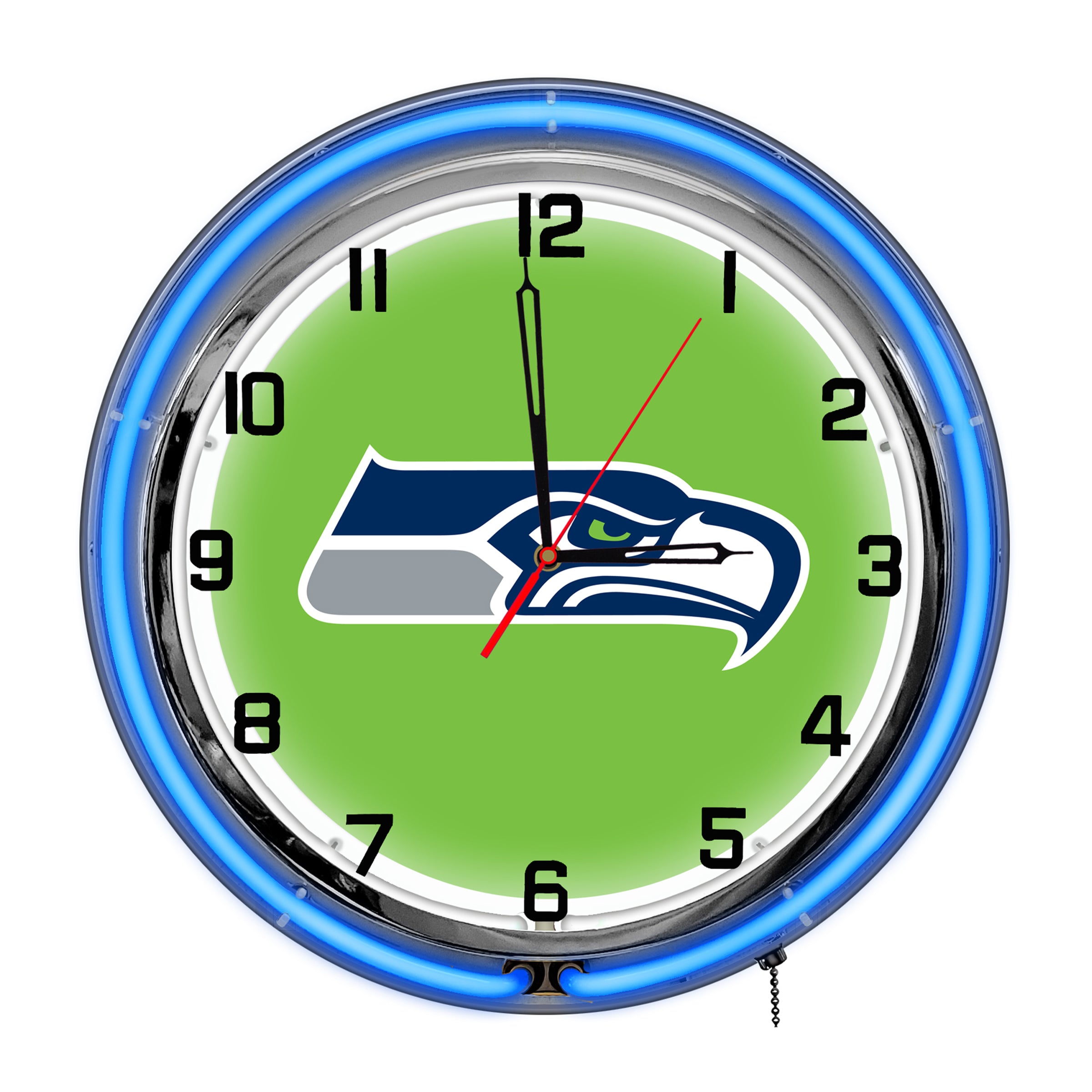 Seattle Seahawks 18" Neon Clock