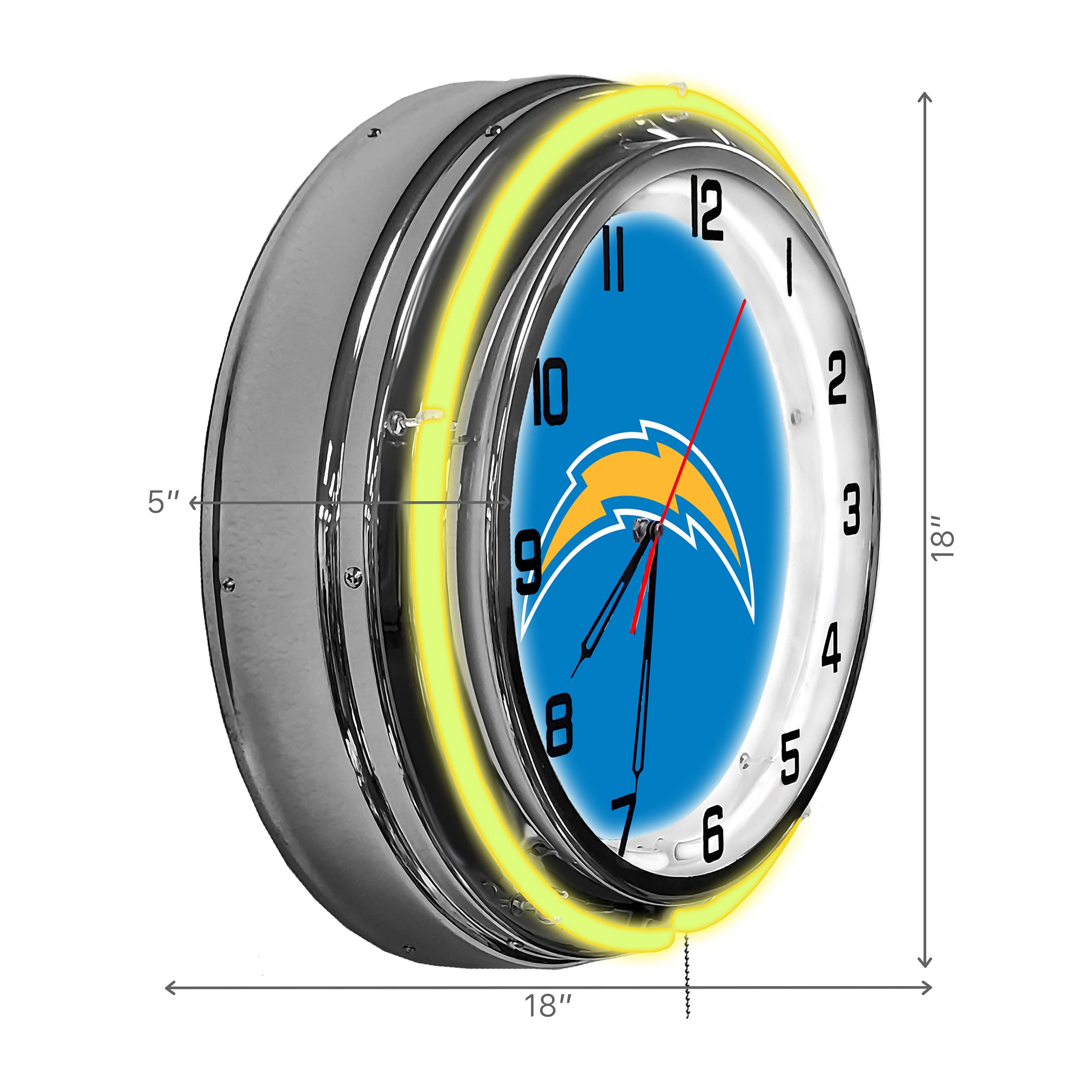 Los Angeles Chargers 18" Neon Clock