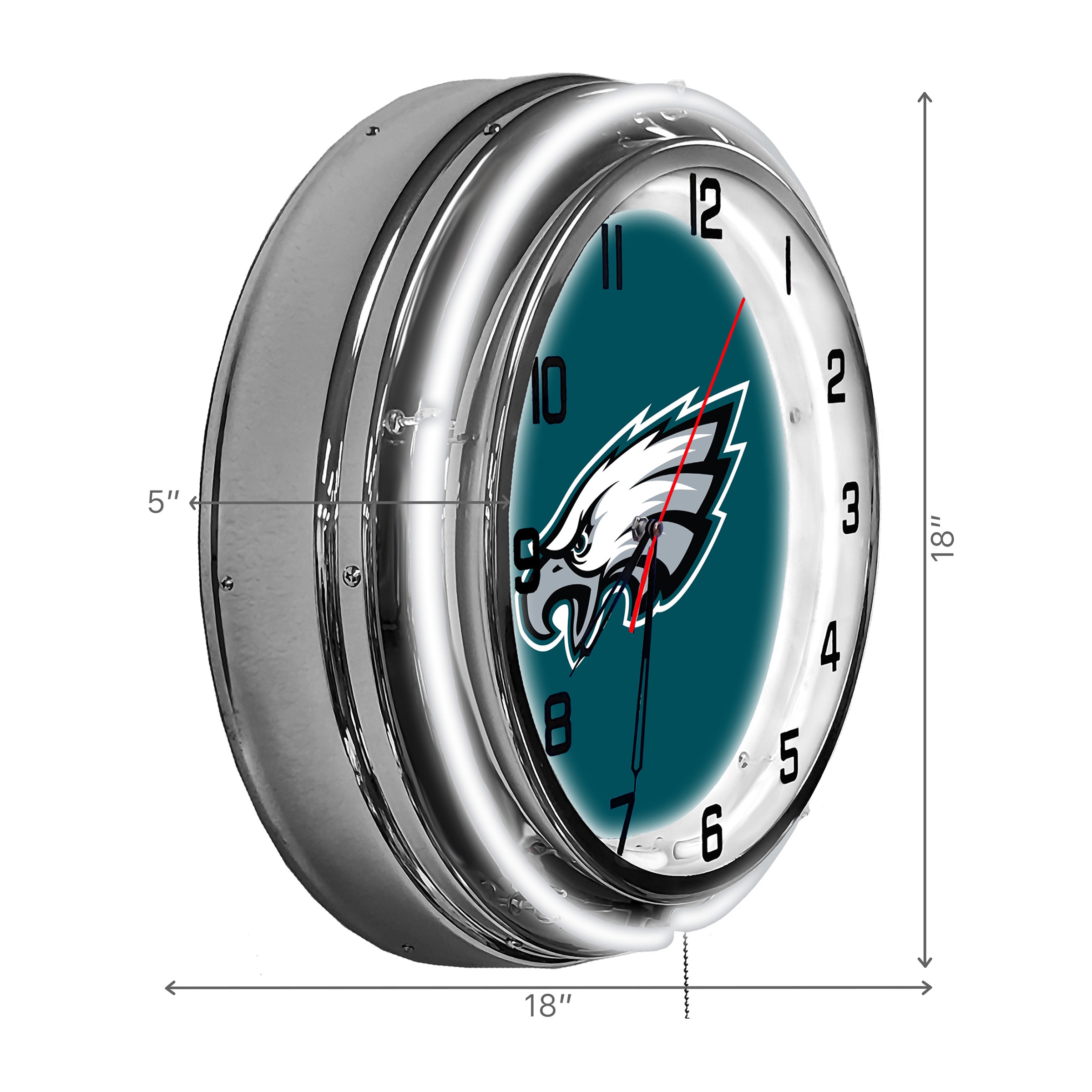 Philadelphia Eagles 18" Neon Clock