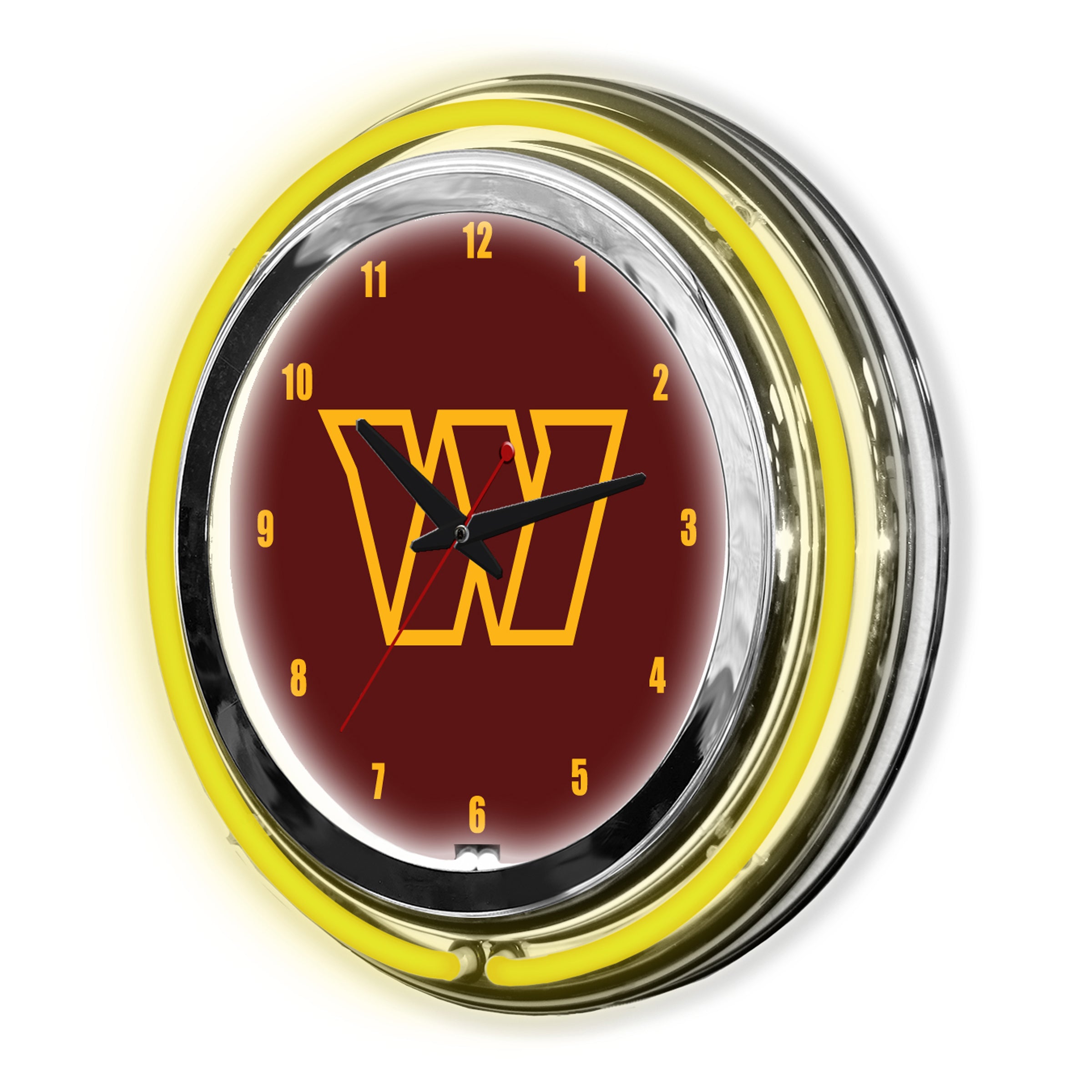 Washington Commanders 18" Neon Clock