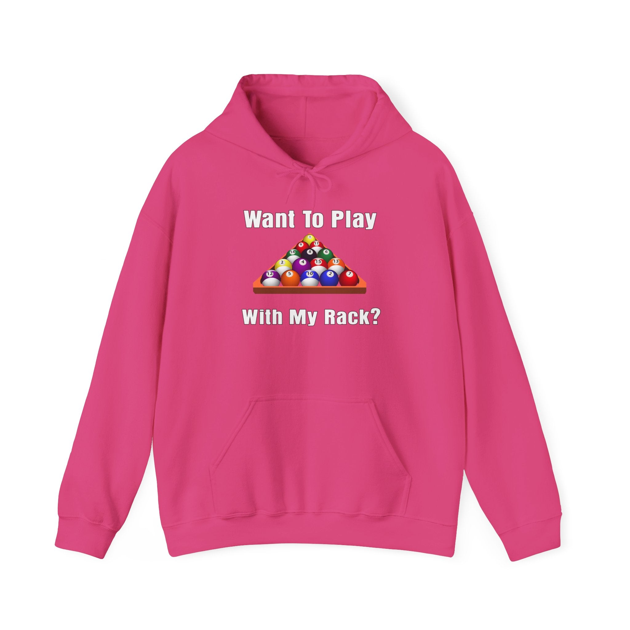 Want To Play Hooded Sweatshirt - Cozy and Stylish Unisex Sweater for Cold Days