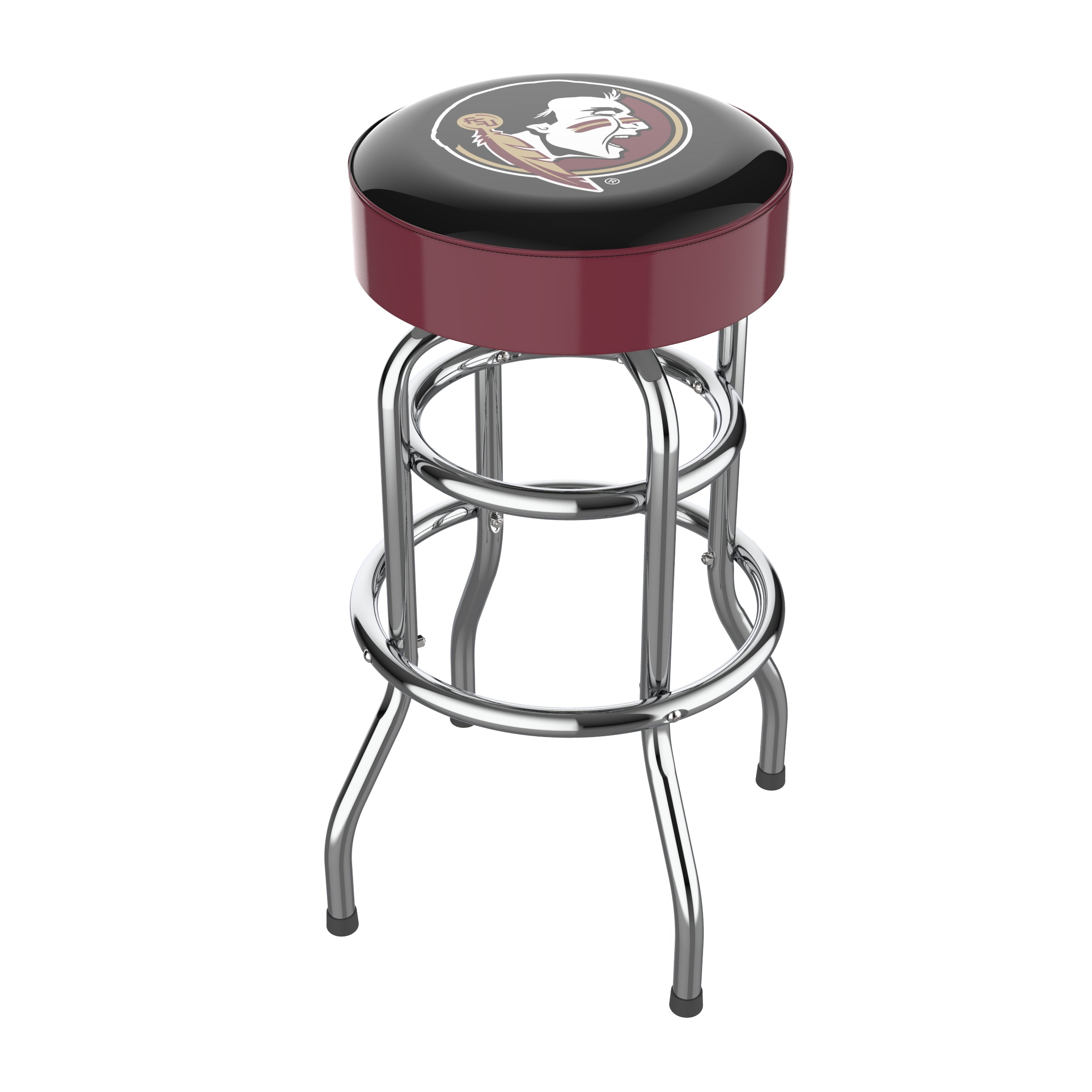 Florida State Chrome Bar Stool