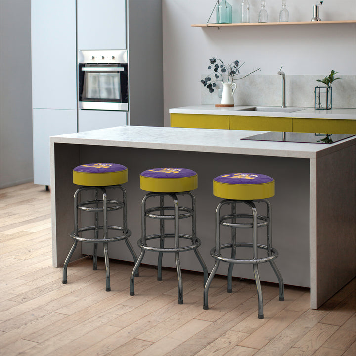 Louisiana State University Chrome Bar Stool