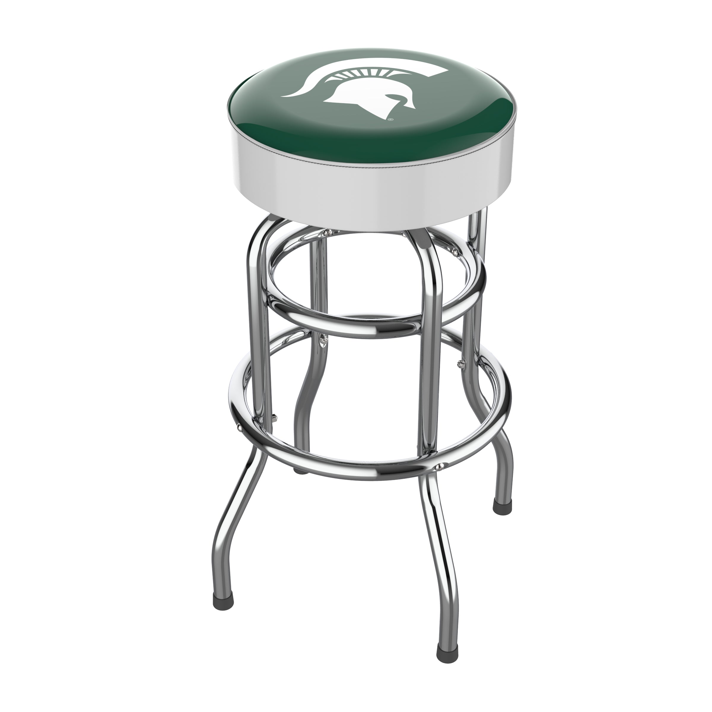 Michigan State Chrome Bar Stool