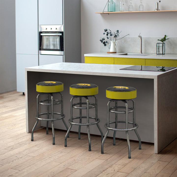 University Of Iowa Chrome Bar Stool