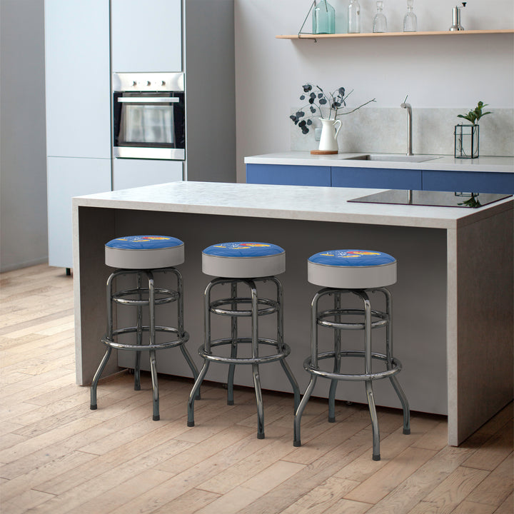 University Of Kansas Chrome Bar Stool