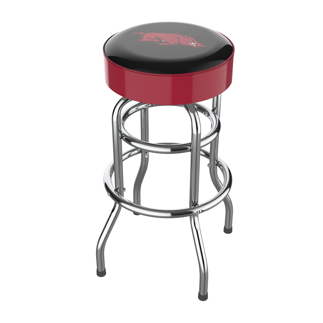 University Of Arkansas Chrome Bar Stool