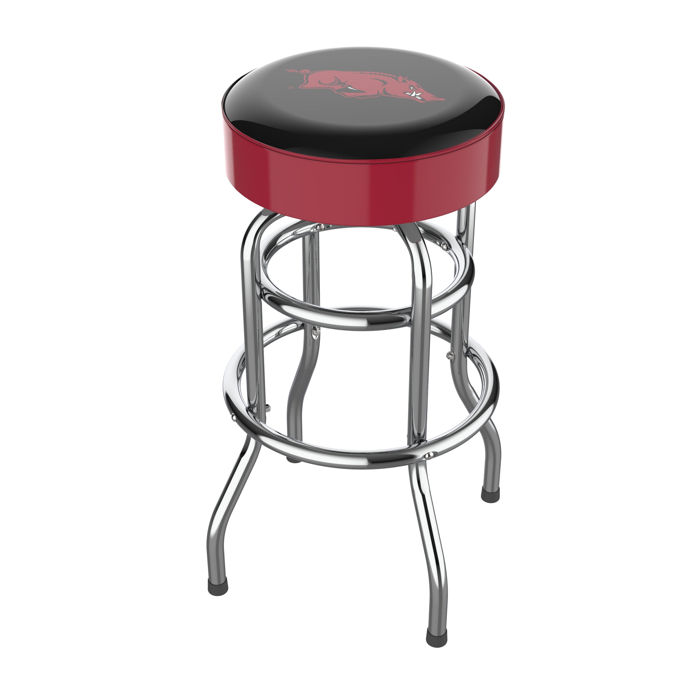 University Of Arkansas Chrome Bar Stool