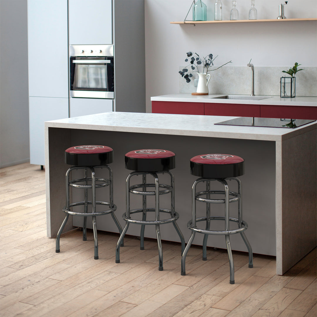 University Of South Carolina Chrome Bar Stool