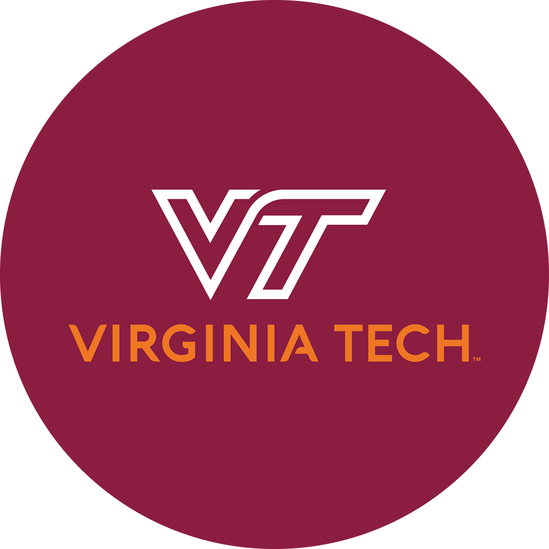 Virginia Tech Chrome Bar Stool