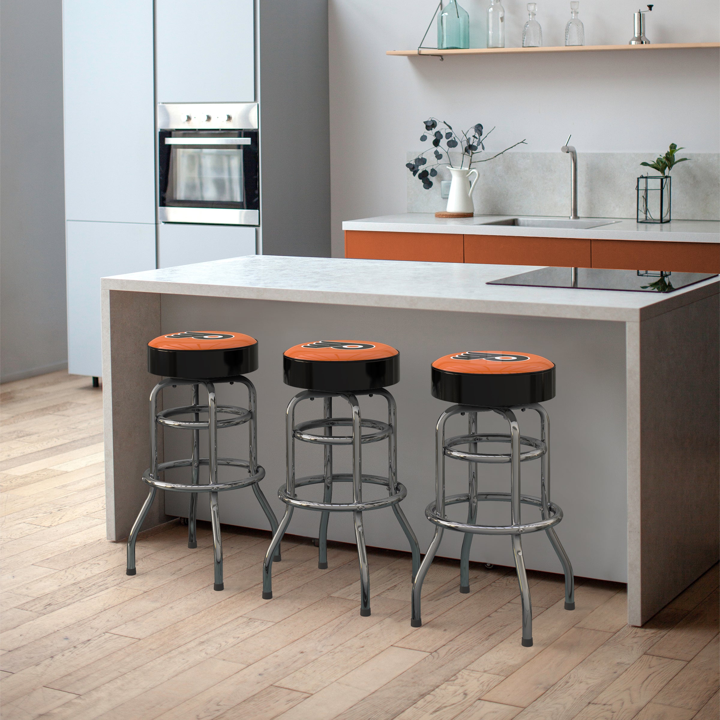 Philadelphia Flyers Chrome Bar Stool