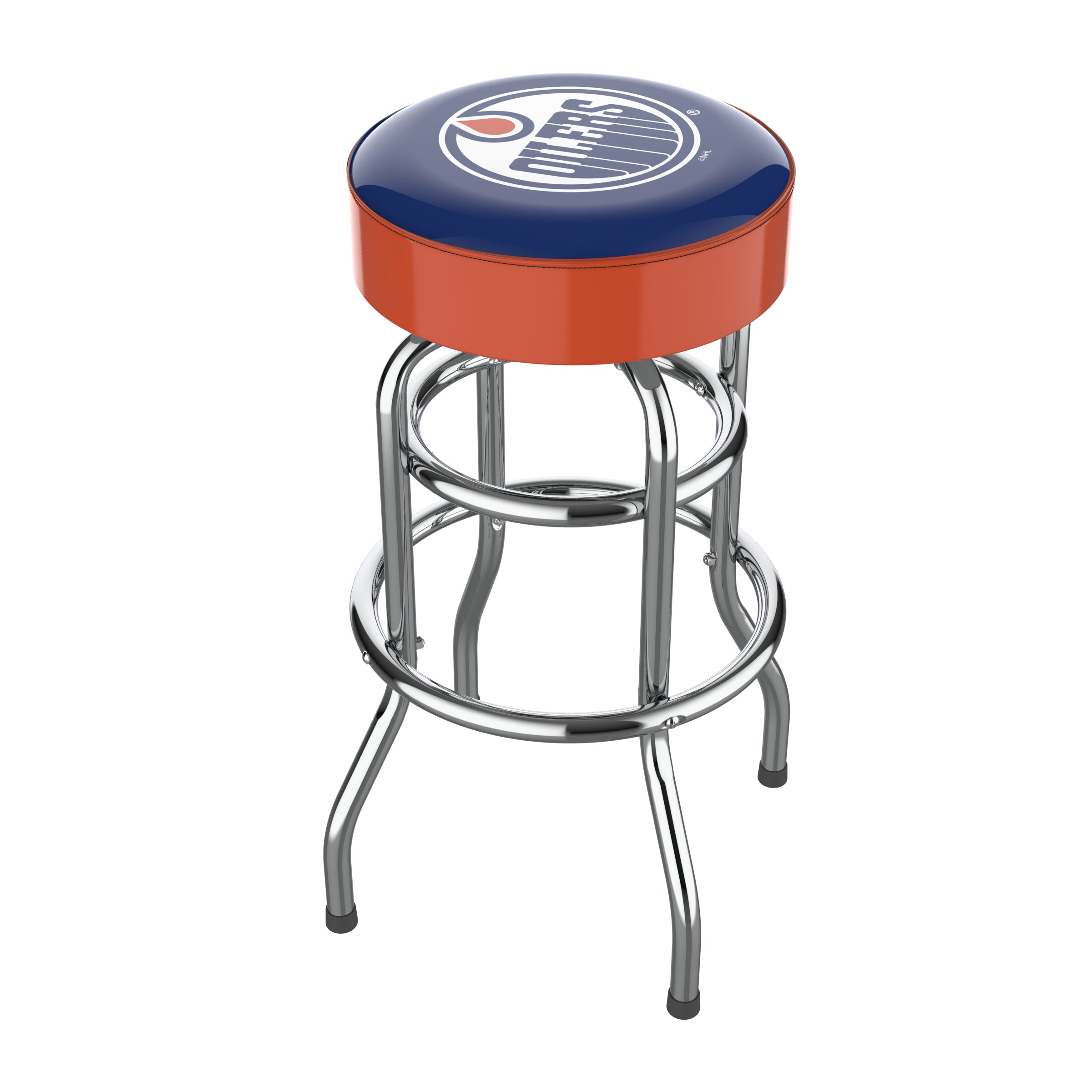 Edmonton Oilers Chrome Bar Stool