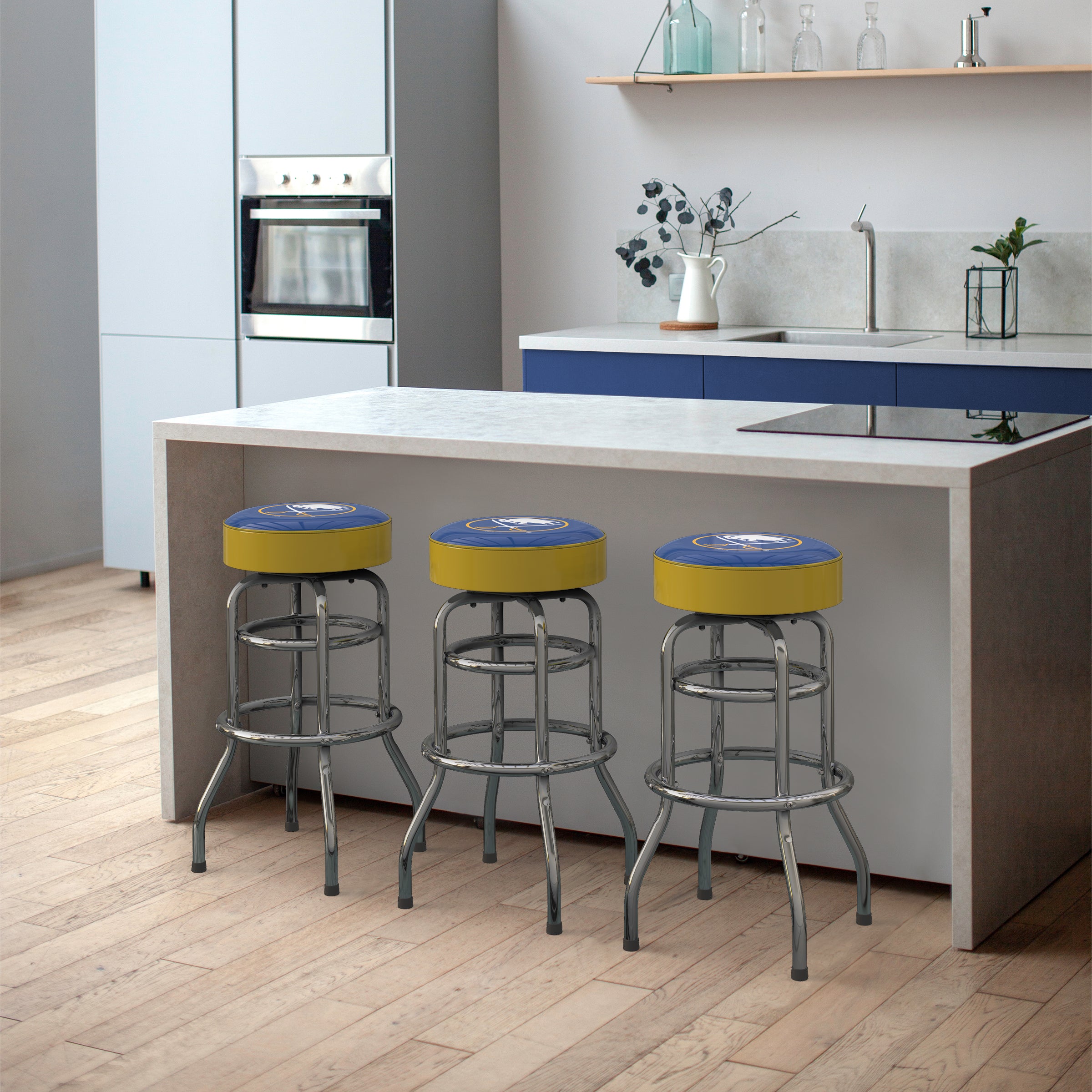 Buffalo Sabres Chrome Bar Stool