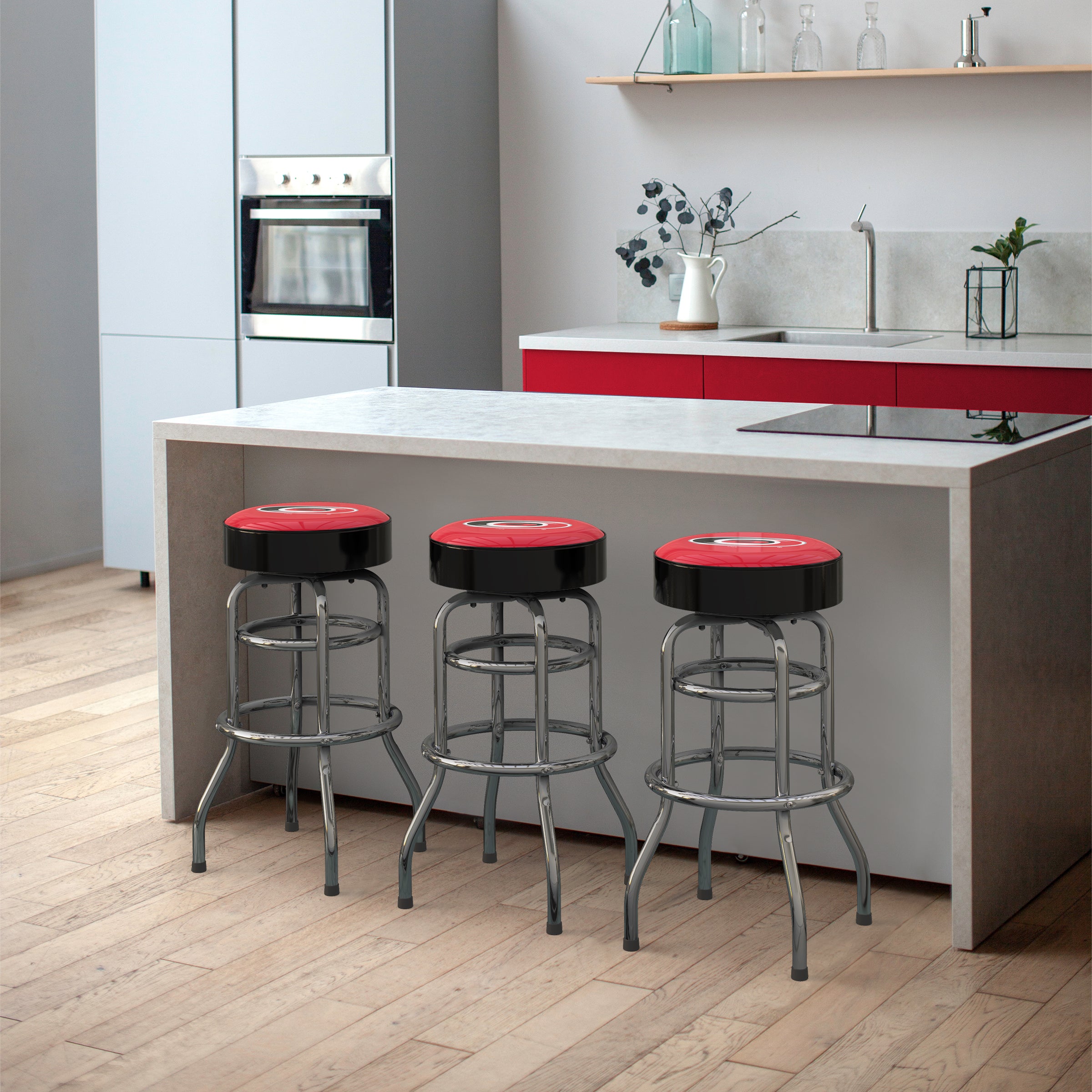 Carolina Hurricanes Chrome Bar Stool