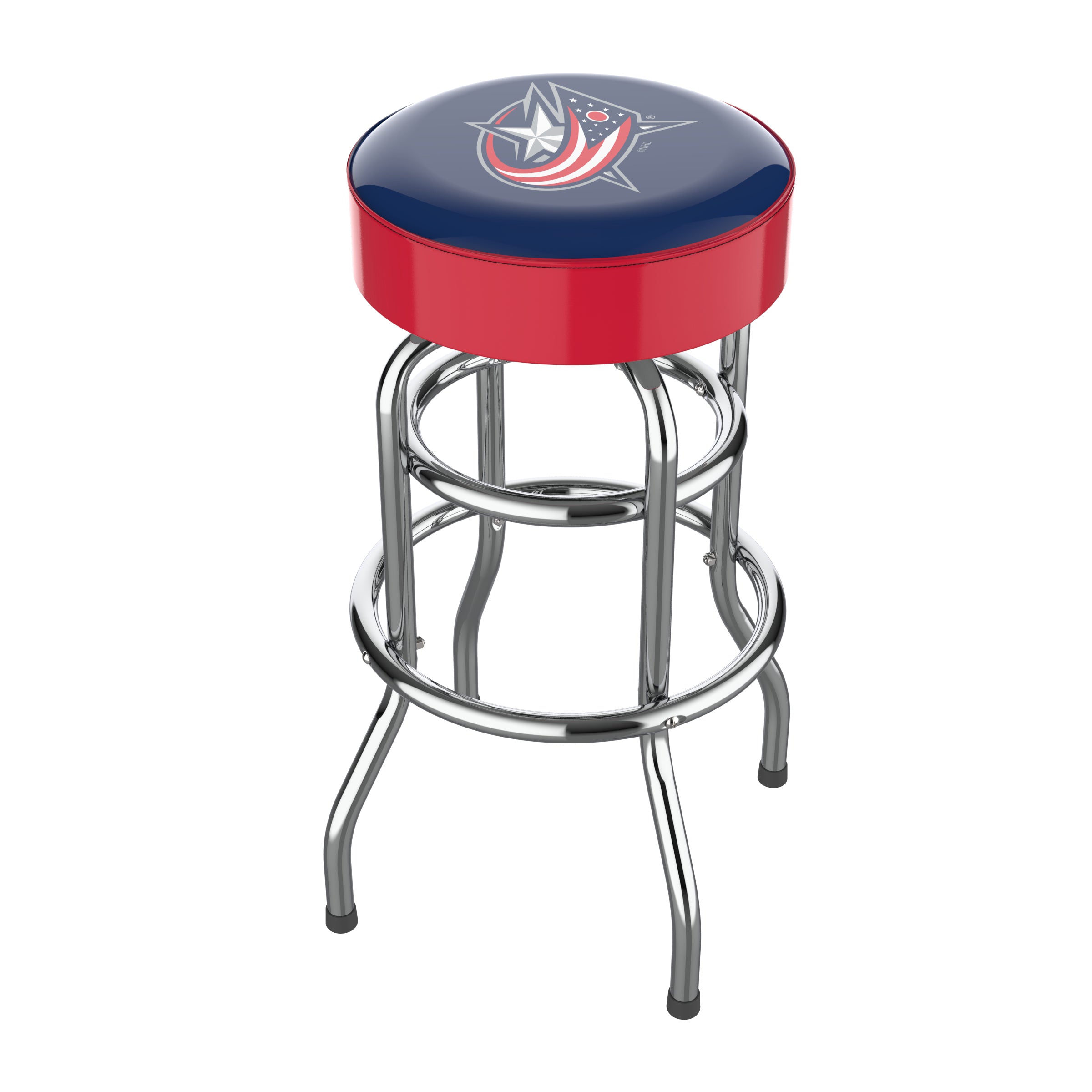 Columbus Blue Jackets Chrome Bar Stool