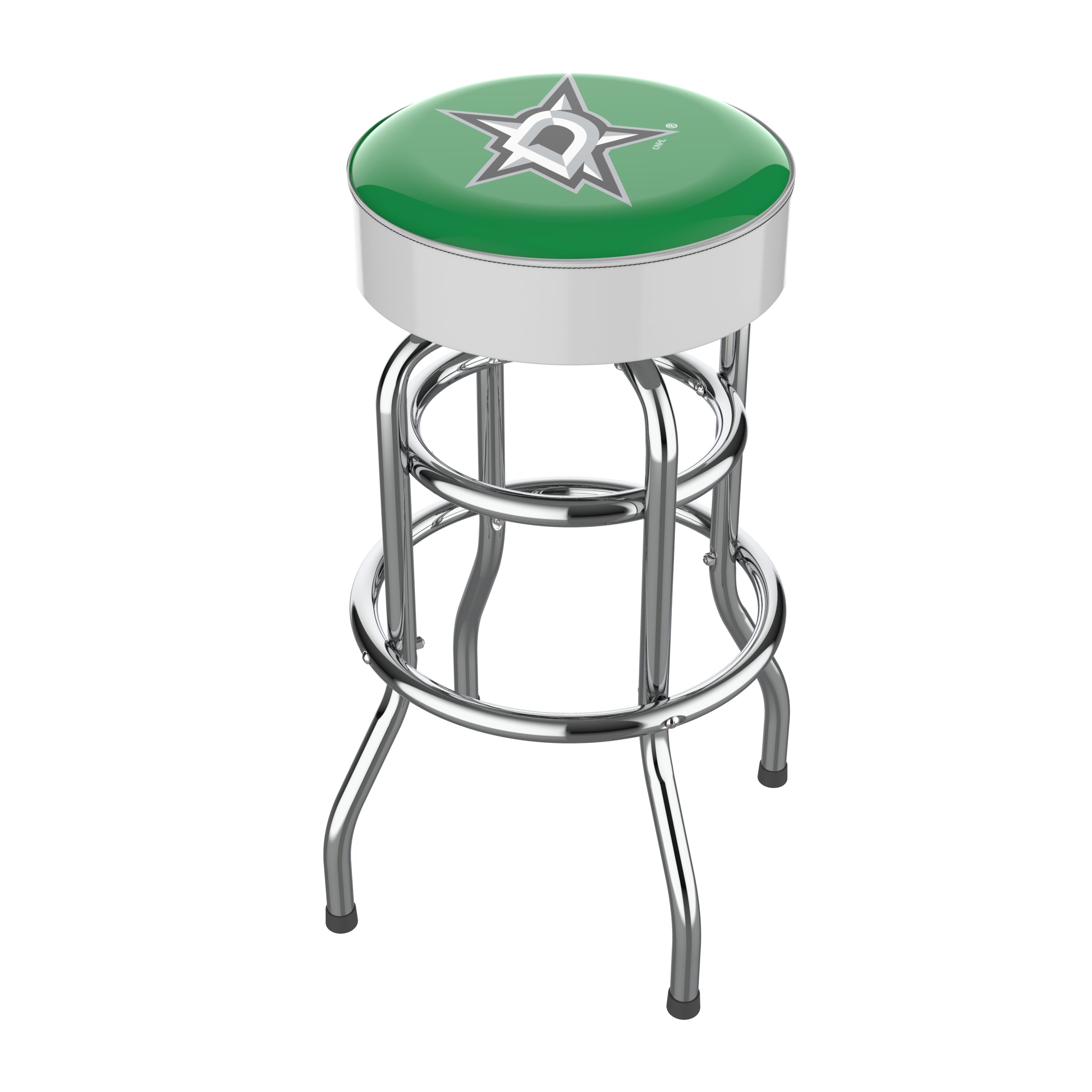 Columbus Blue Jackets Chrome Bar Stool (Dallas Stars Chrome Bar Stool