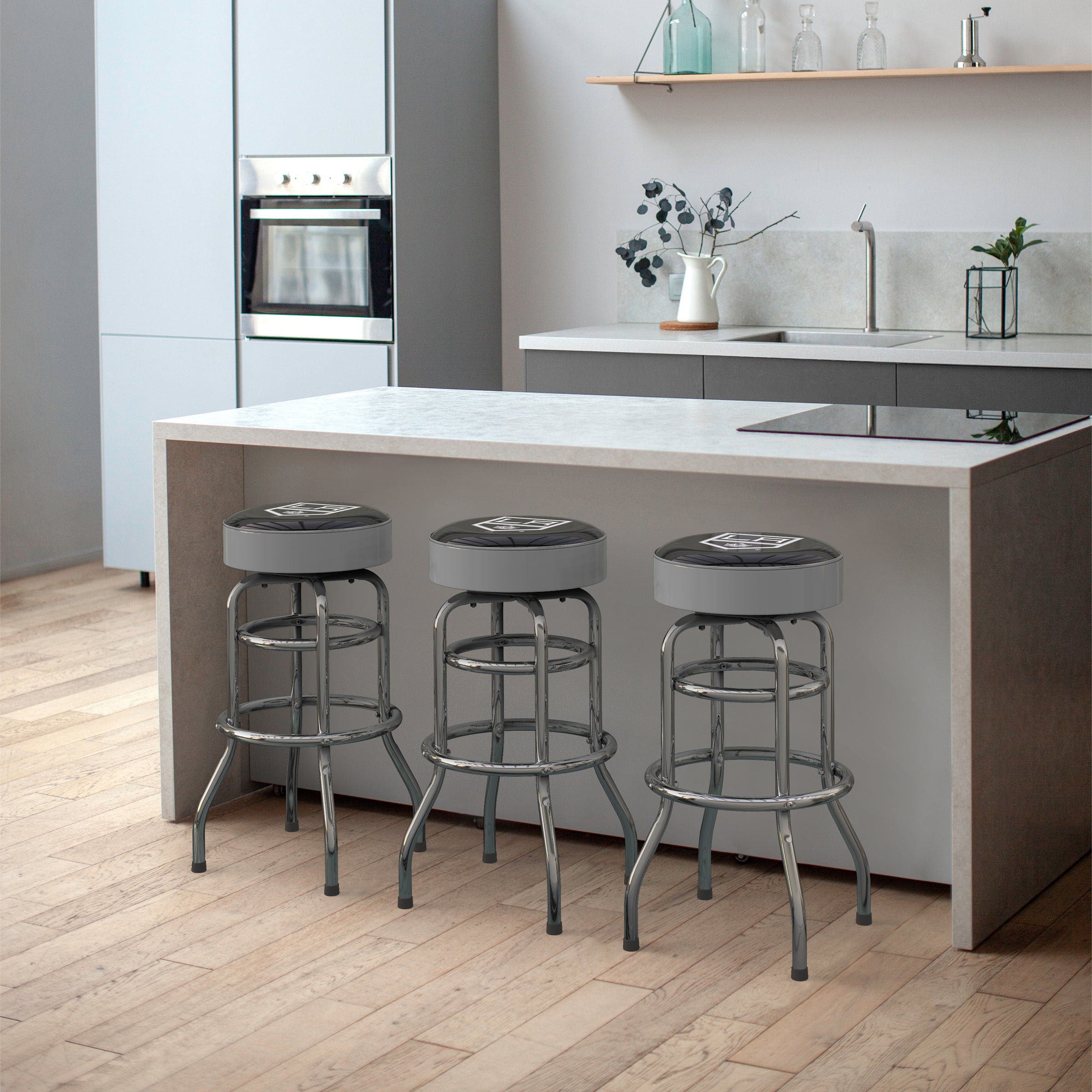 Los Angeles Kings Chrome Bar Stool