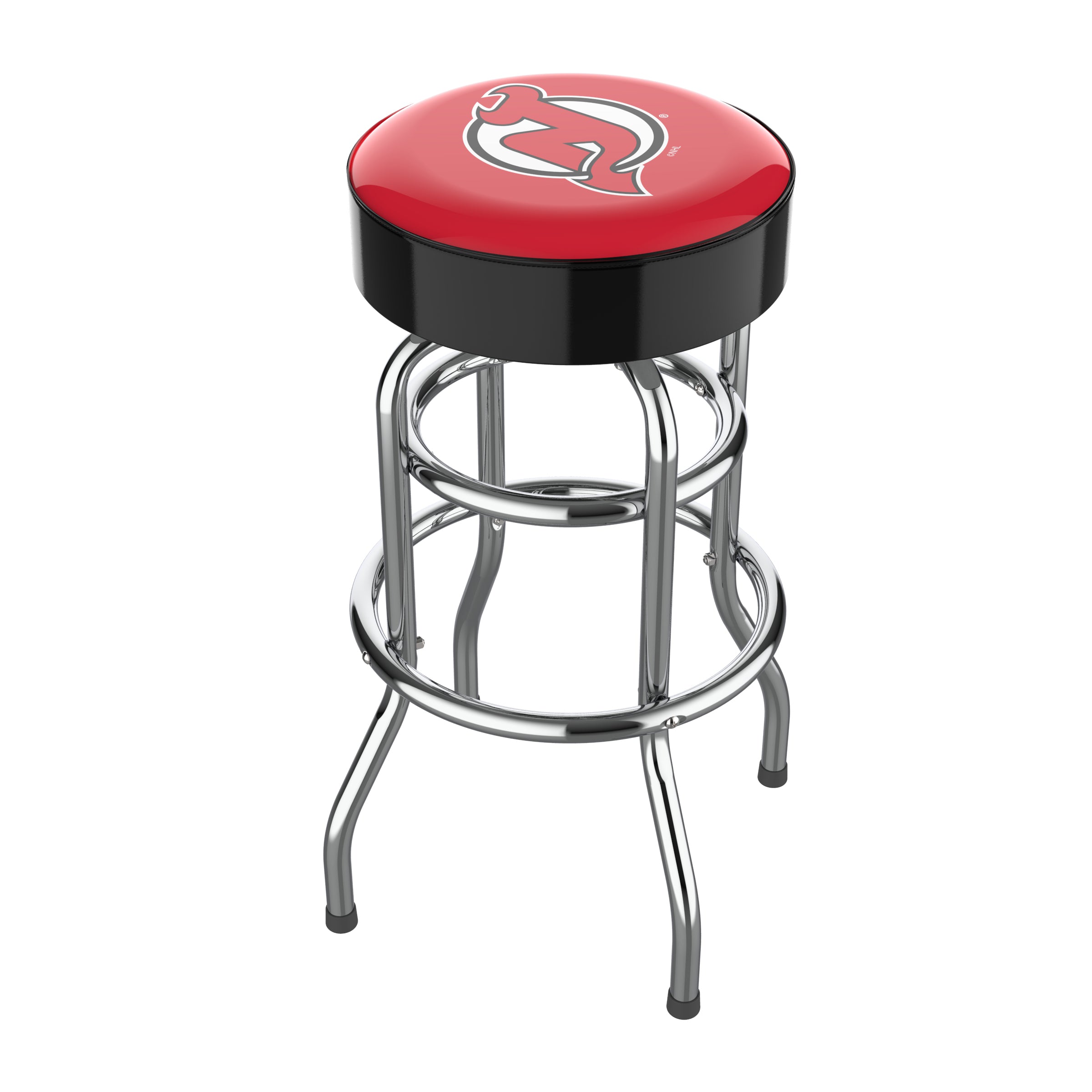 New Jersey Devils Chrome Bar Stool