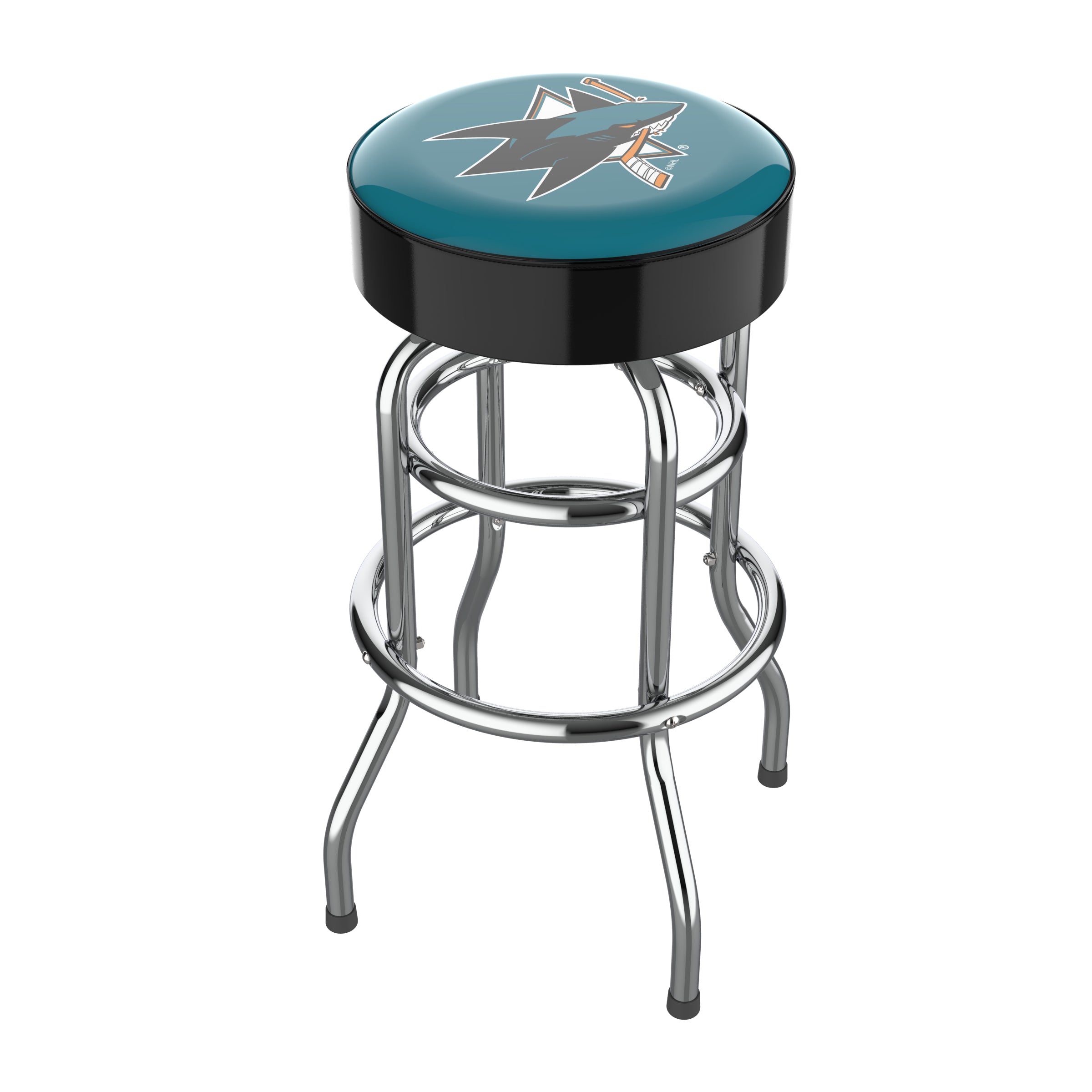 San Jose Sharks Chrome Bar Stool