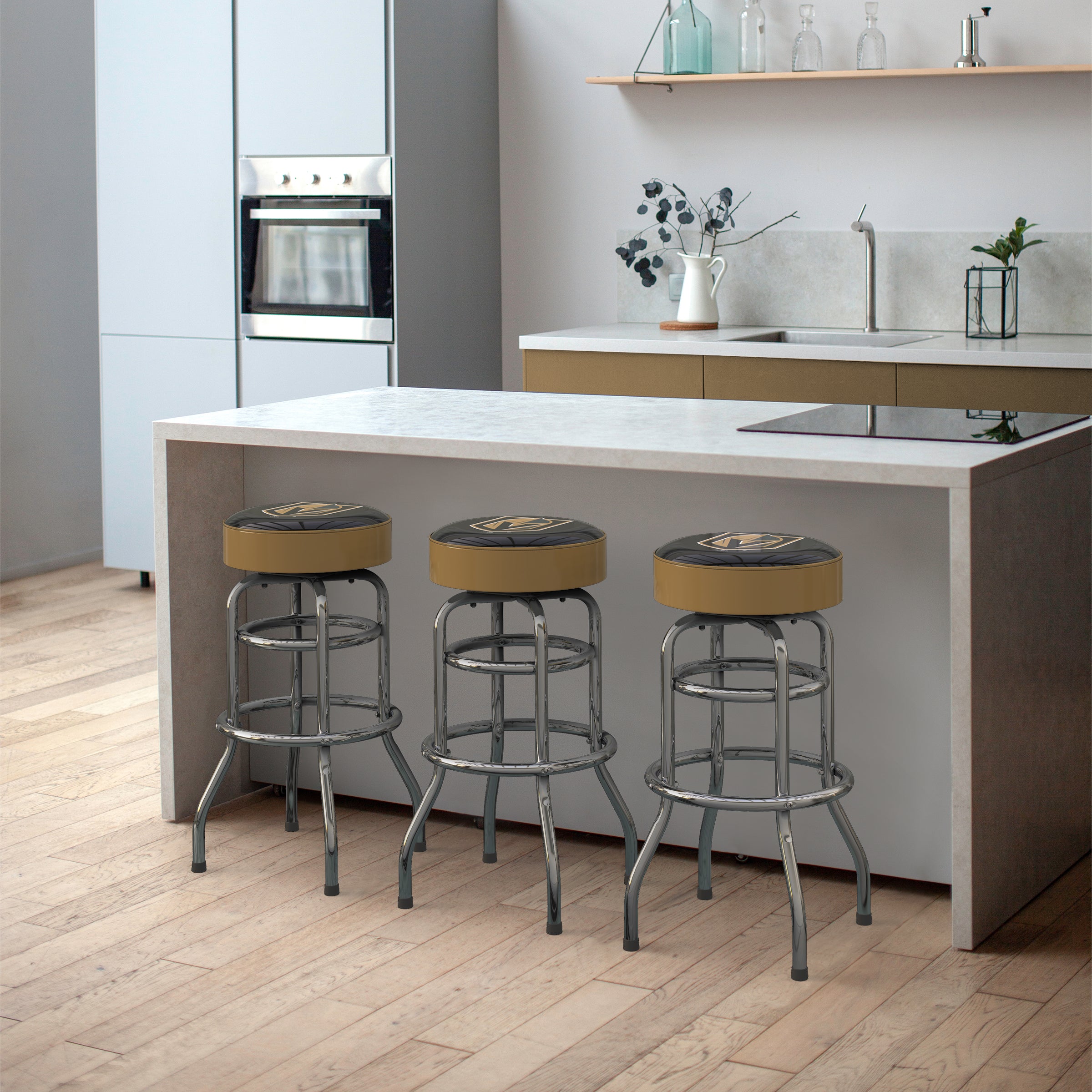 Golden Knights Chrome Bar Stool