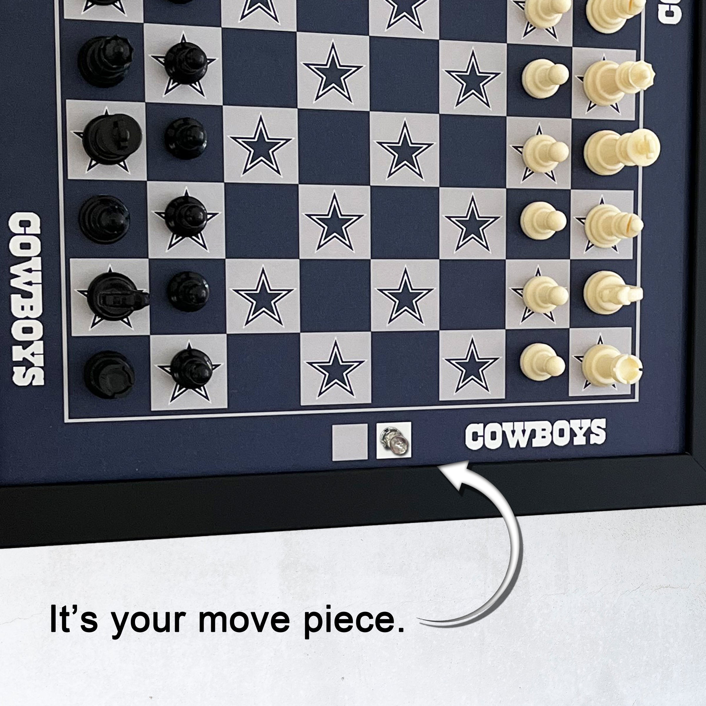 Dallas Cowboys Magnetic Chess Set